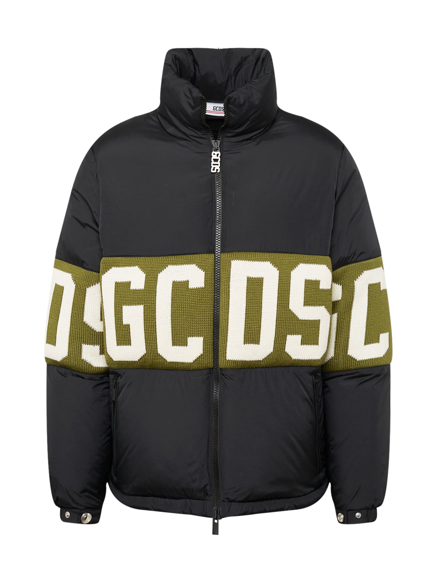 GCDS Zimska jakna  nočno modra / temno zelena / bela