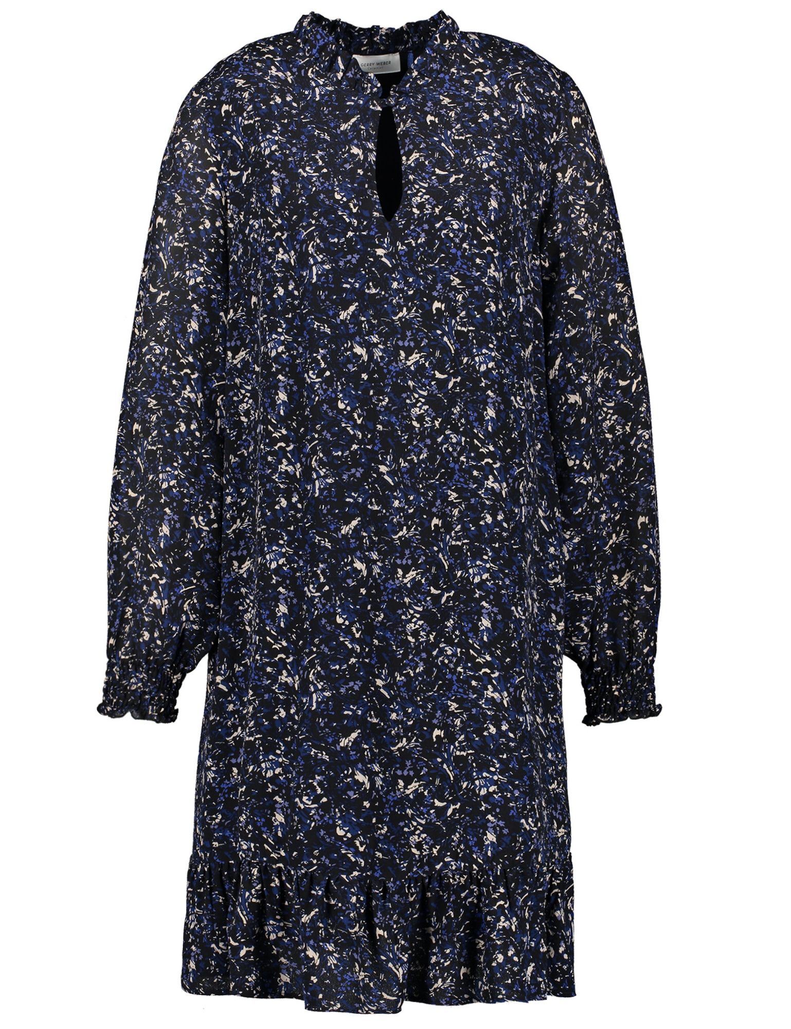 GERRY WEBER Obleka  modra / črna / bela