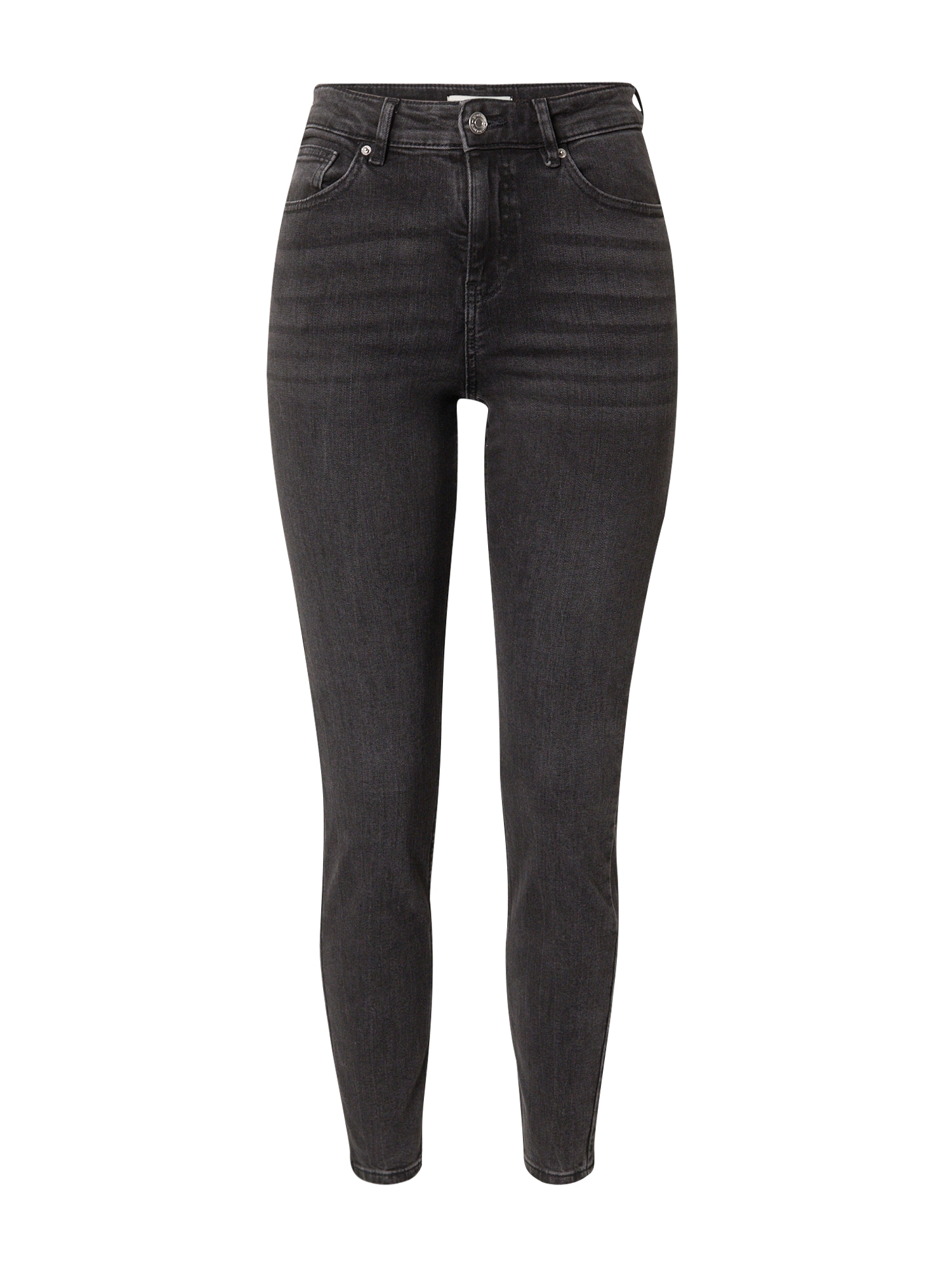 Gina Tricot Kavbojke  črn denim