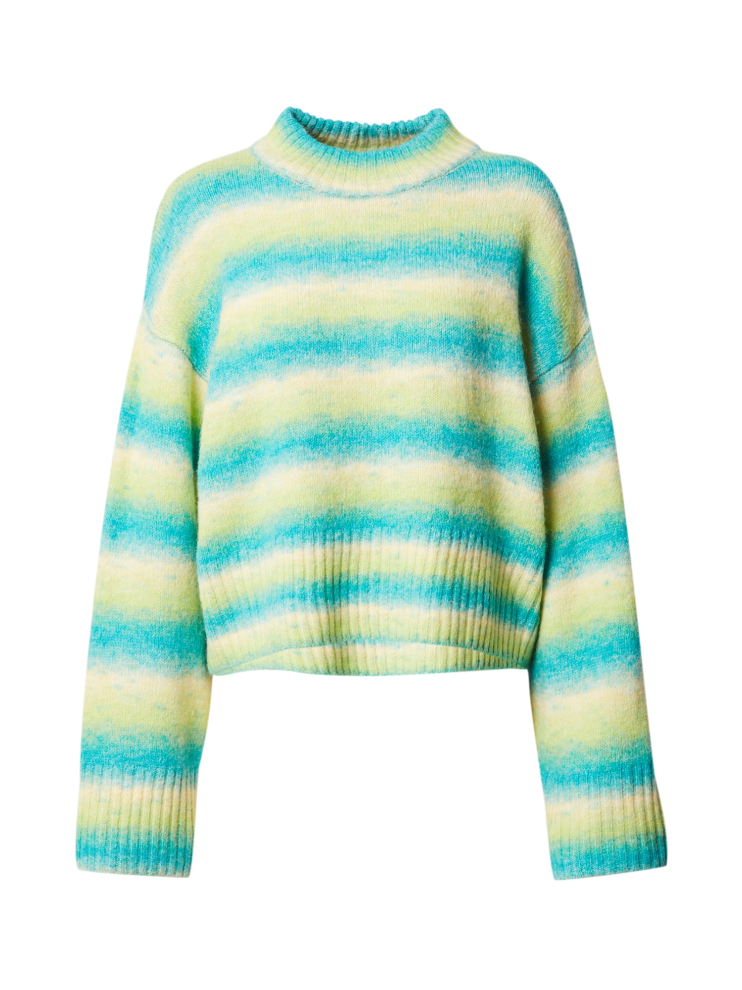 Gina Tricot Pulover 'Marion'  žad / svetlo zelena / bela