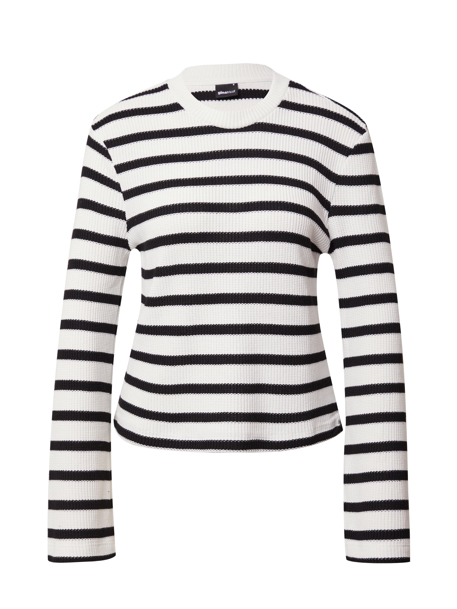 Gina Tricot Pulover 'Peg'  črna / bela