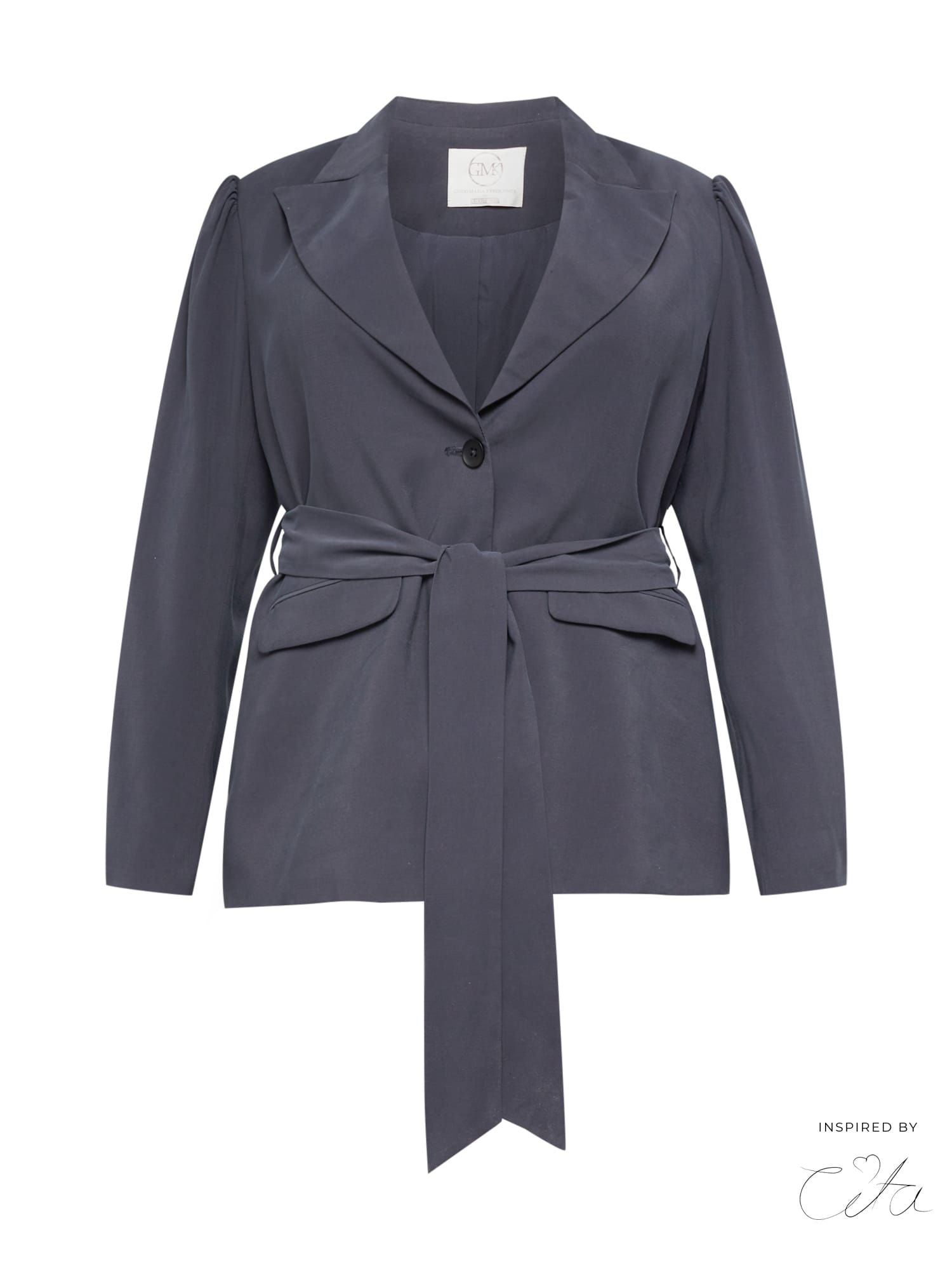 Guido Maria Kretschmer Curvy Collection Blazer 'Phyllis'  temno siva