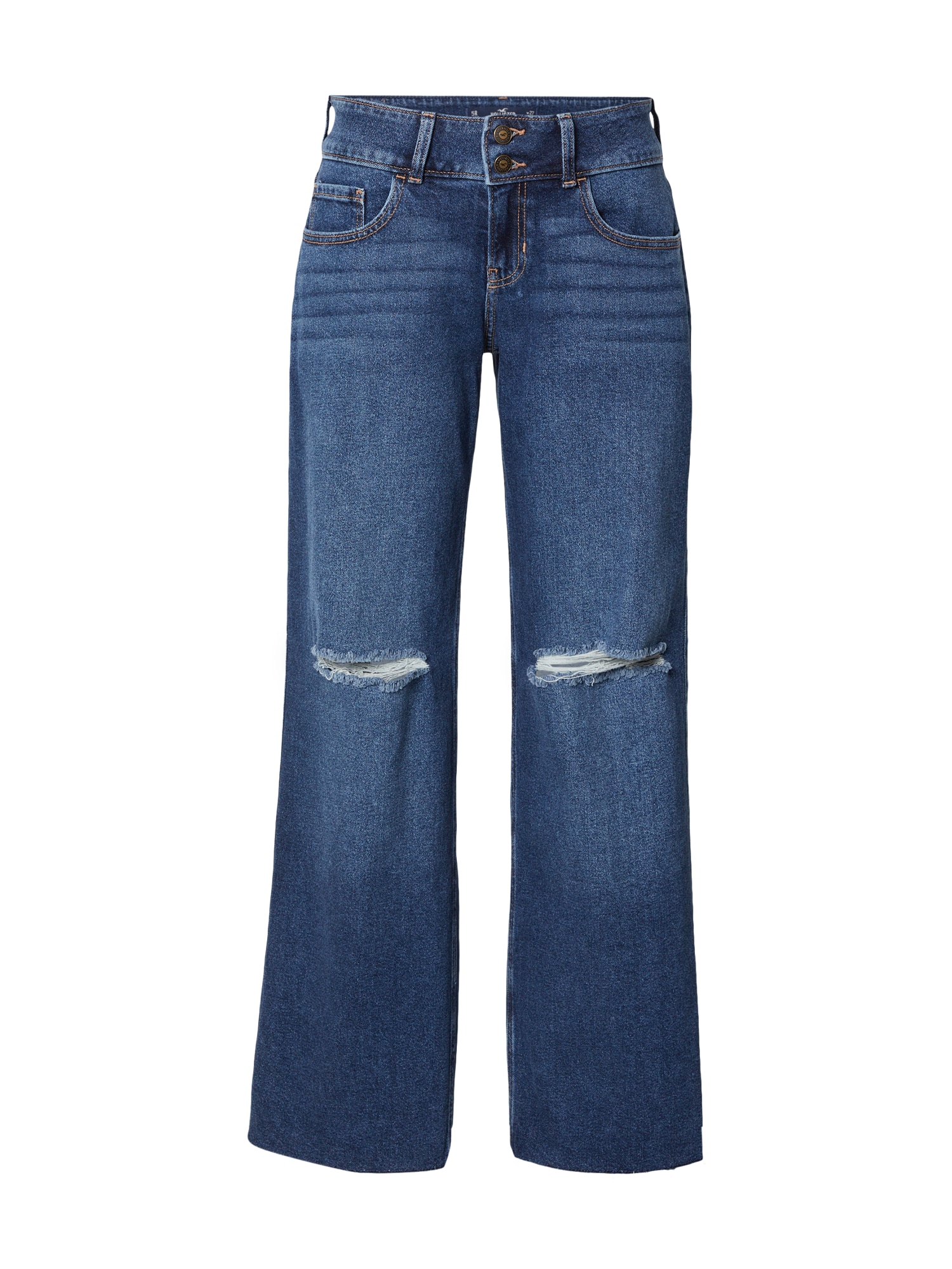 HOLLISTER Kavbojke  temno modra