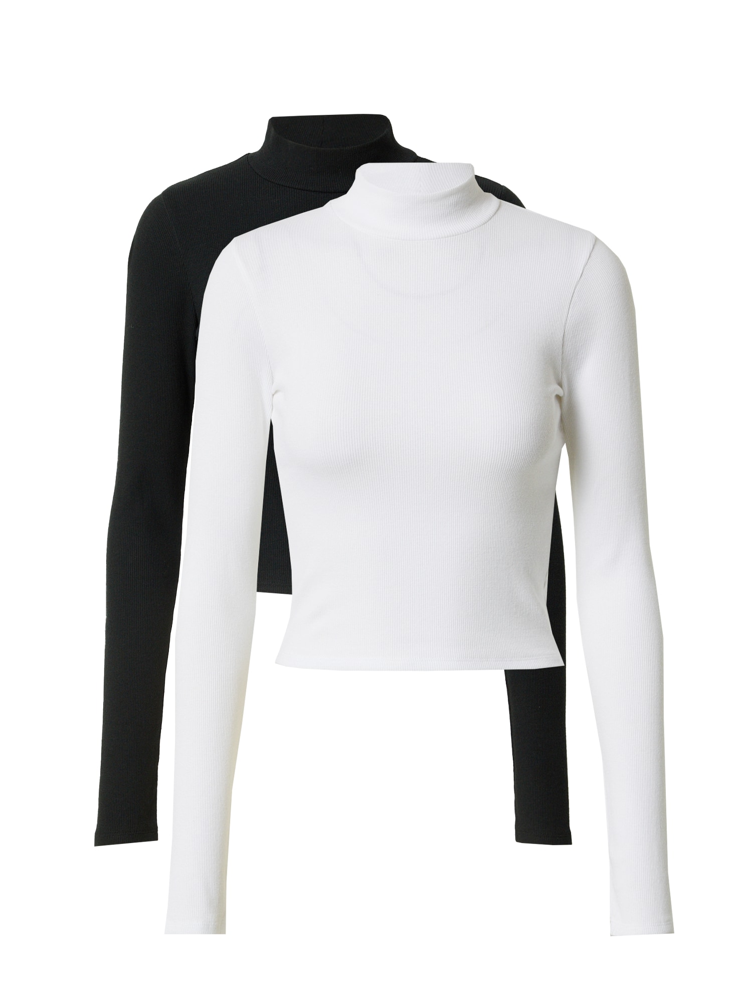 HOLLISTER Majica  črna / off-bela