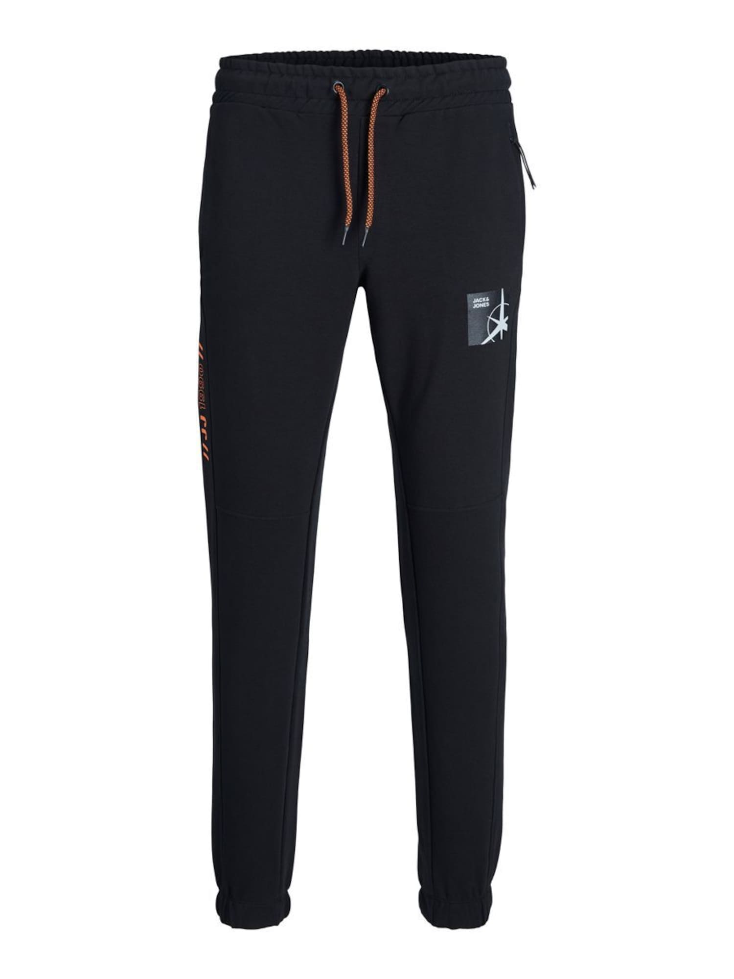 JACK & JONES Hlače 'Will'  češnjevo rdeča / črna