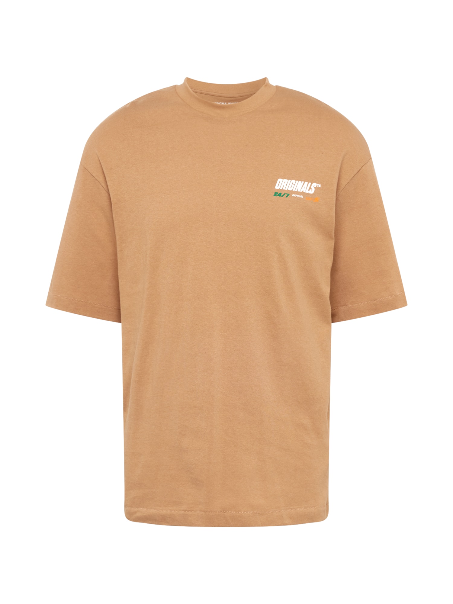 JACK & JONES Majica 'DRONE'  bež / bela