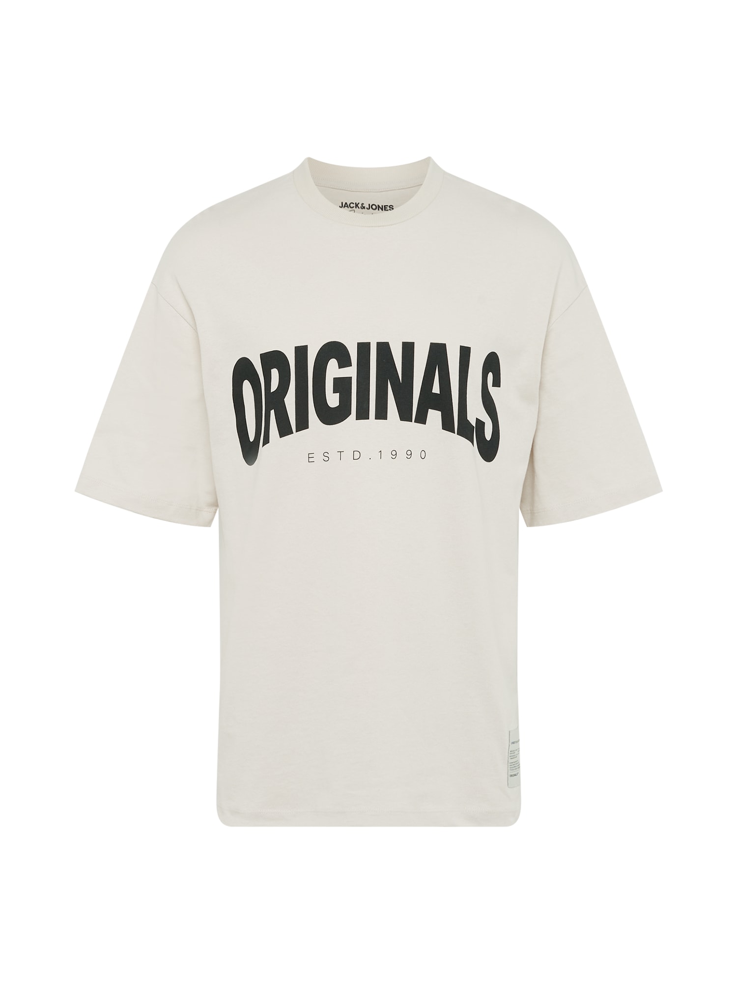 JACK & JONES Majica 'RARCH'  kremna / črna
