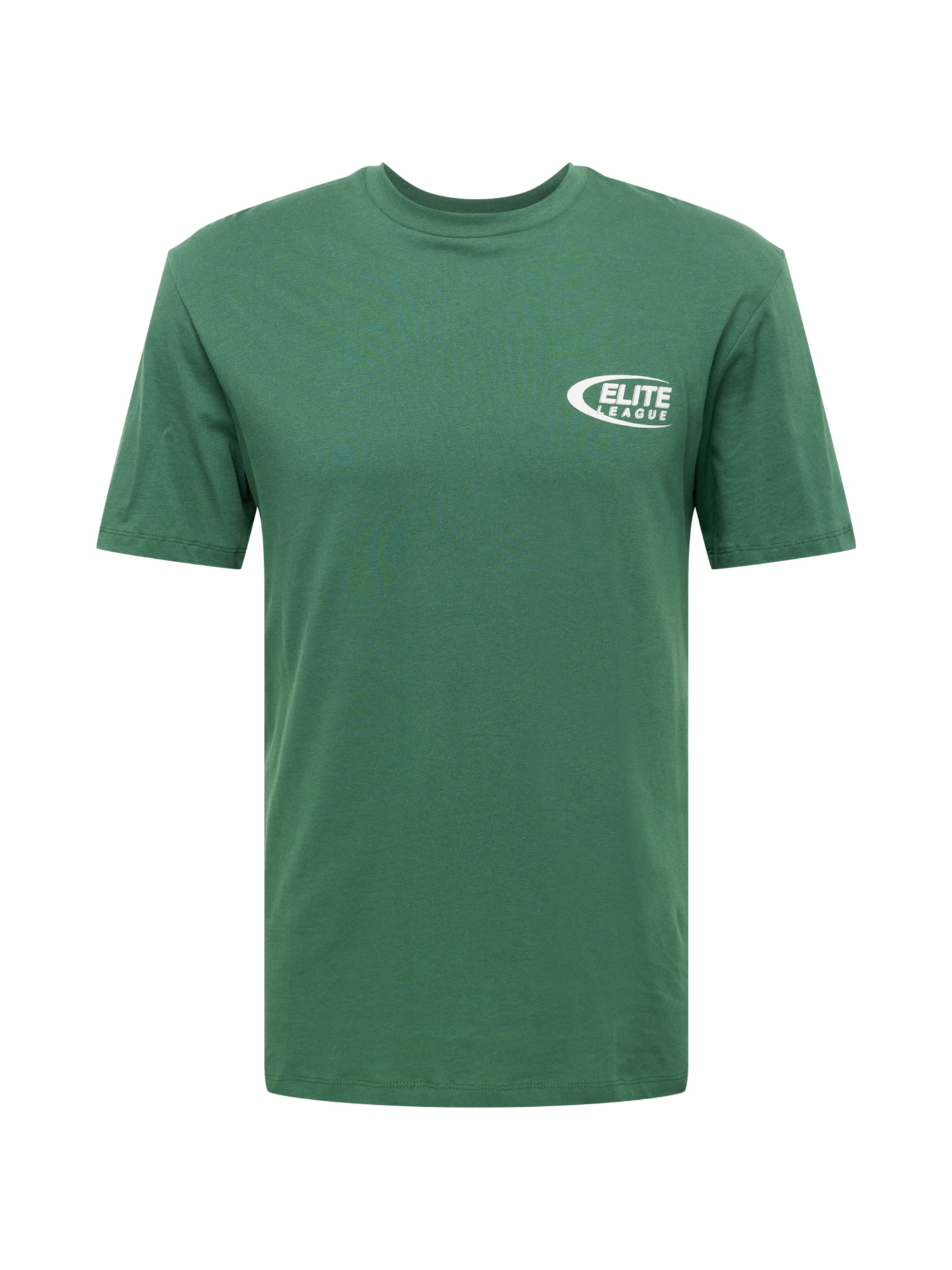 JACK & JONES Majica 'RELITE'  temno zelena / bela