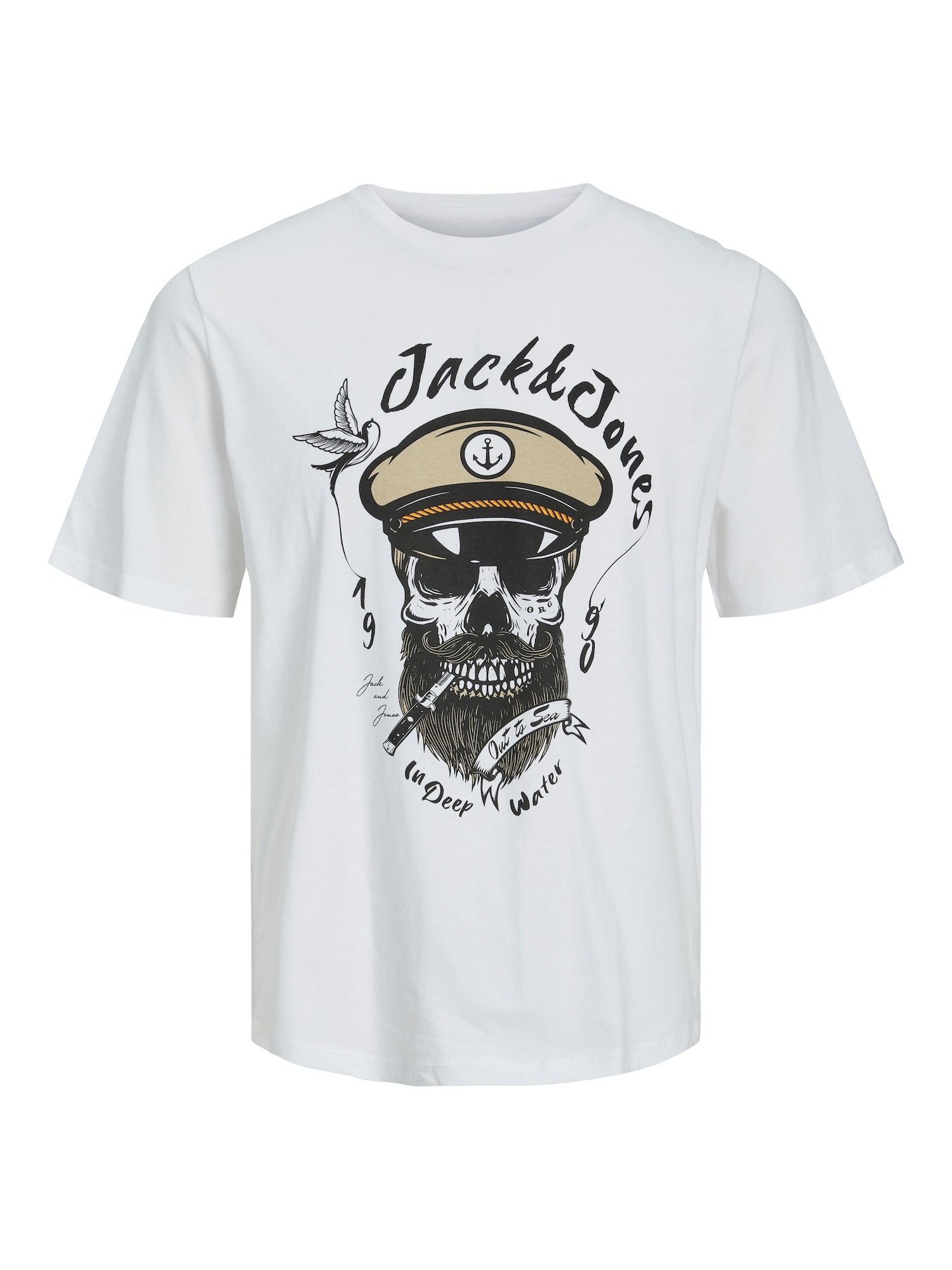 JACK & JONES Majica 'Roxbury'  mešane barve / bela
