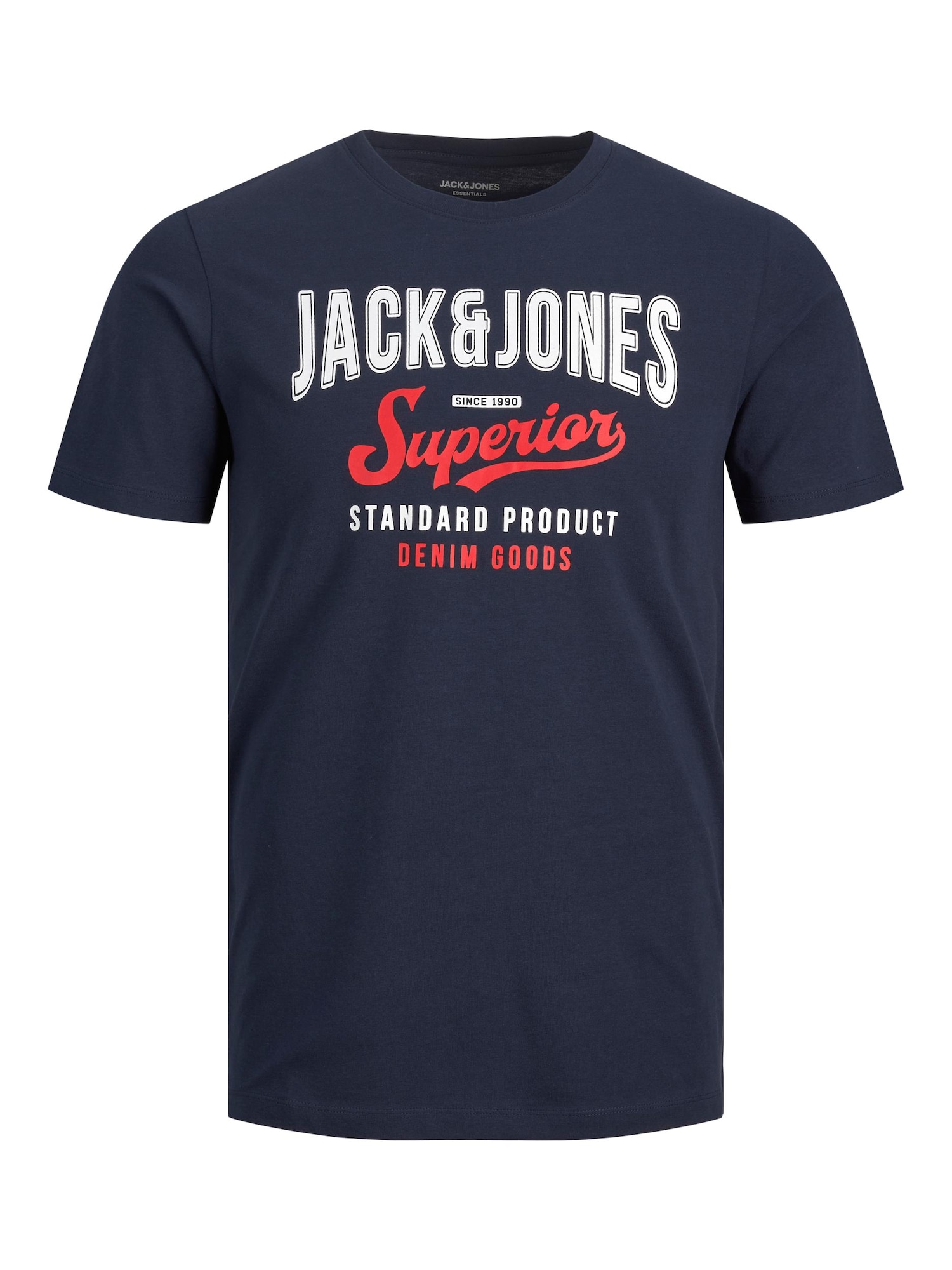 JACK & JONES Majica  mornarska / rdeča / bela