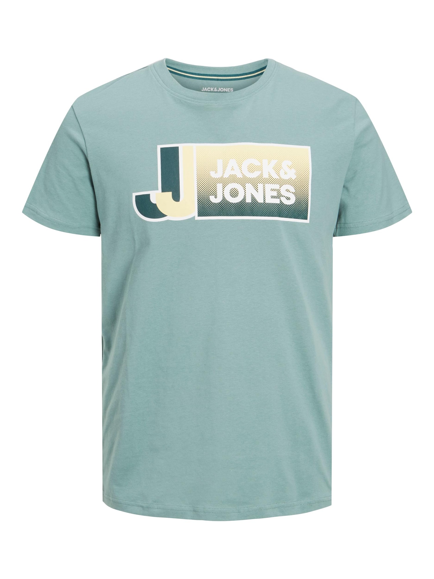 JACK & JONES Majica  pesek / petrol / meta
