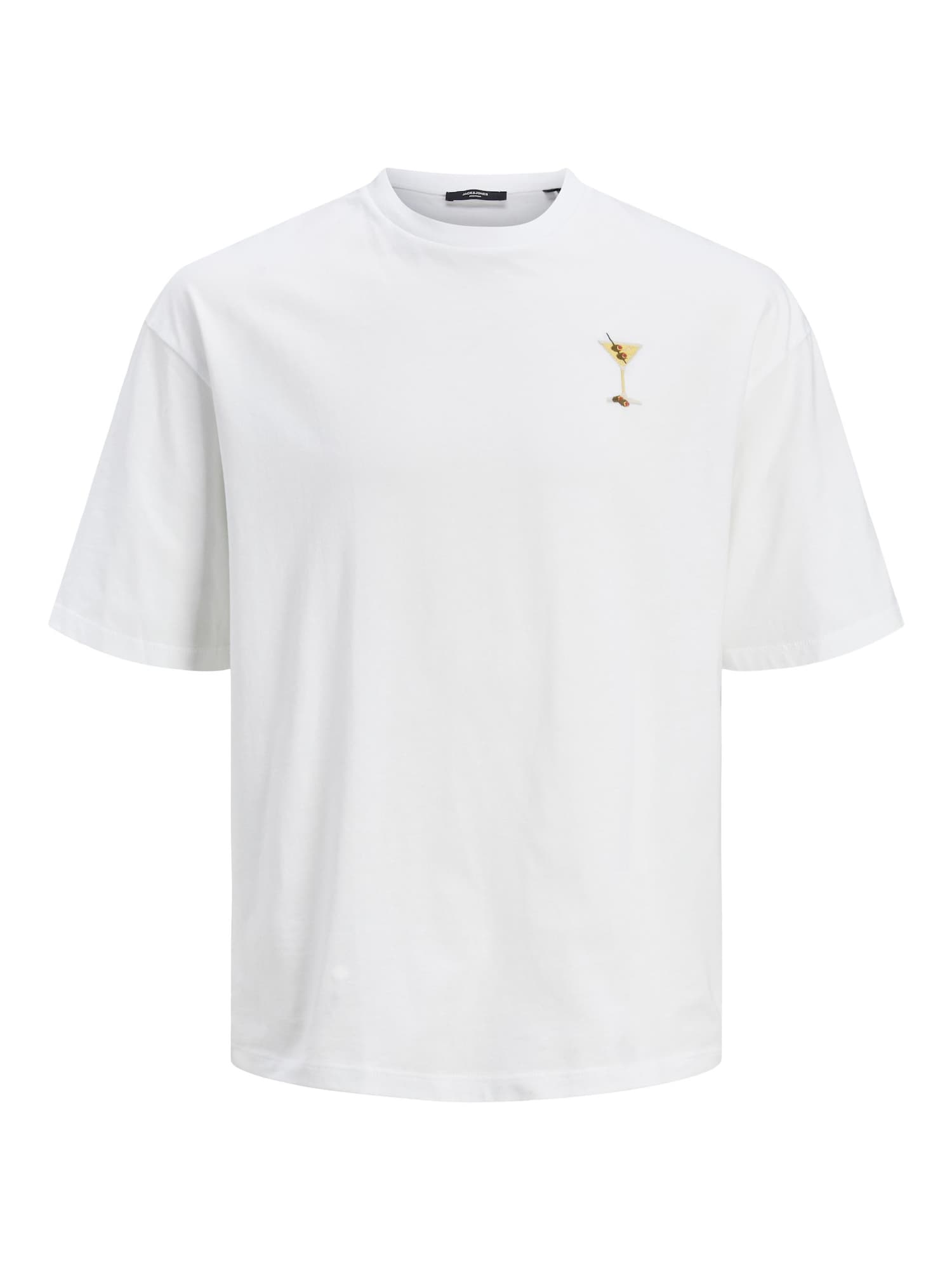 JACK & JONES Majica  rumena / oranžna / bela