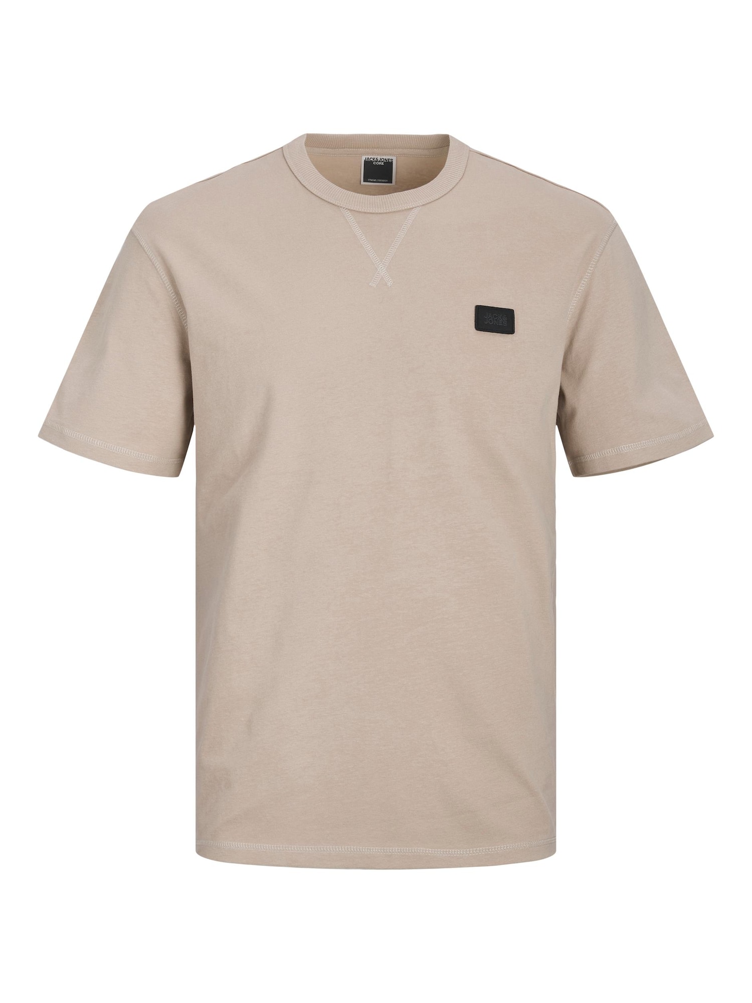 JACK & JONES Majica  temno bež / siva / črna