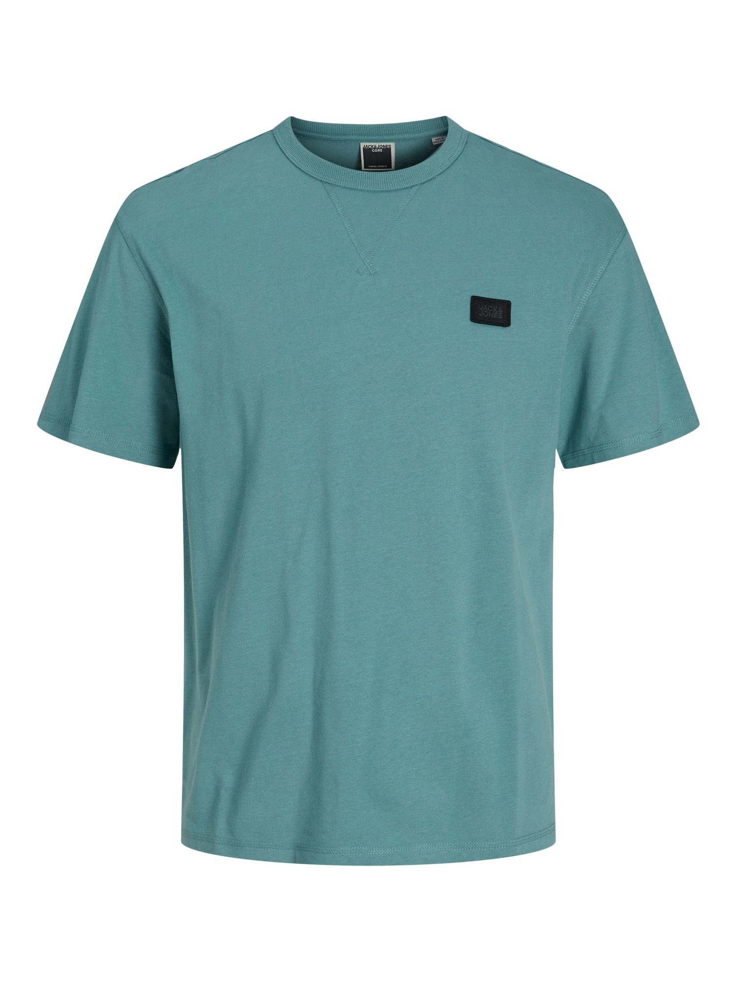 JACK & JONES Majica  turkizna / črna