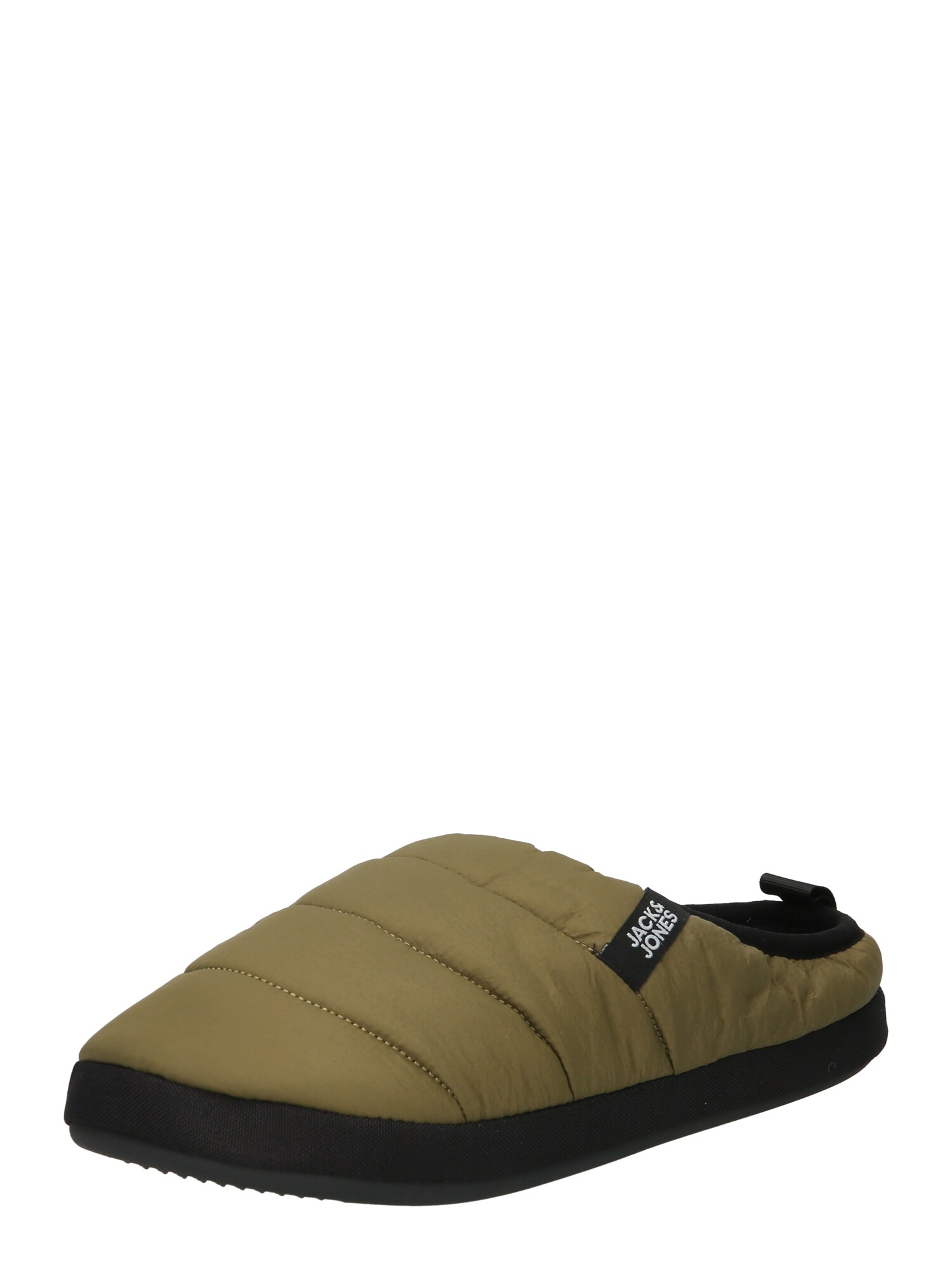JACK & JONES Natikači  oliva / črna