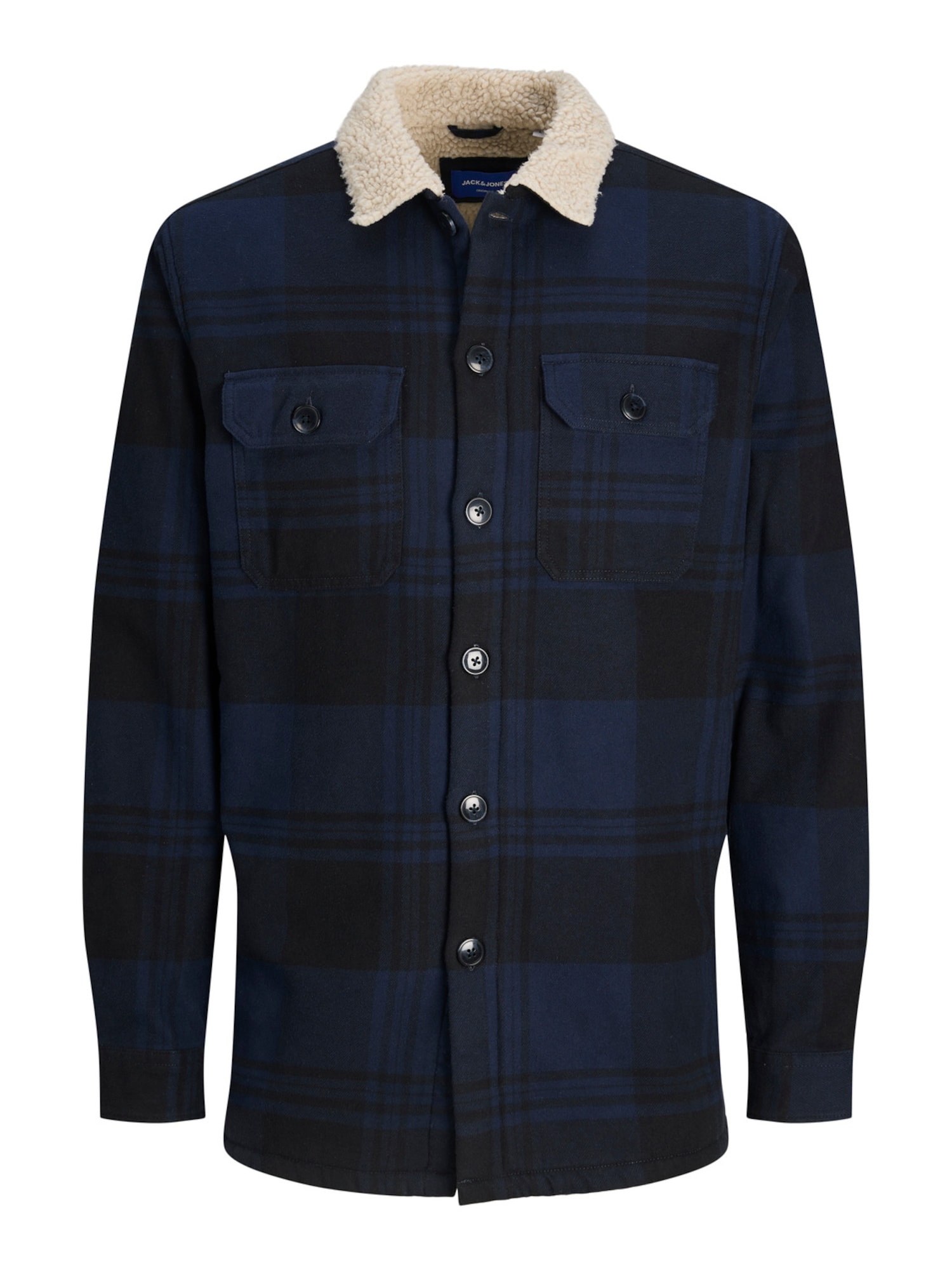 JACK & JONES Prehodna jakna  bež / modra