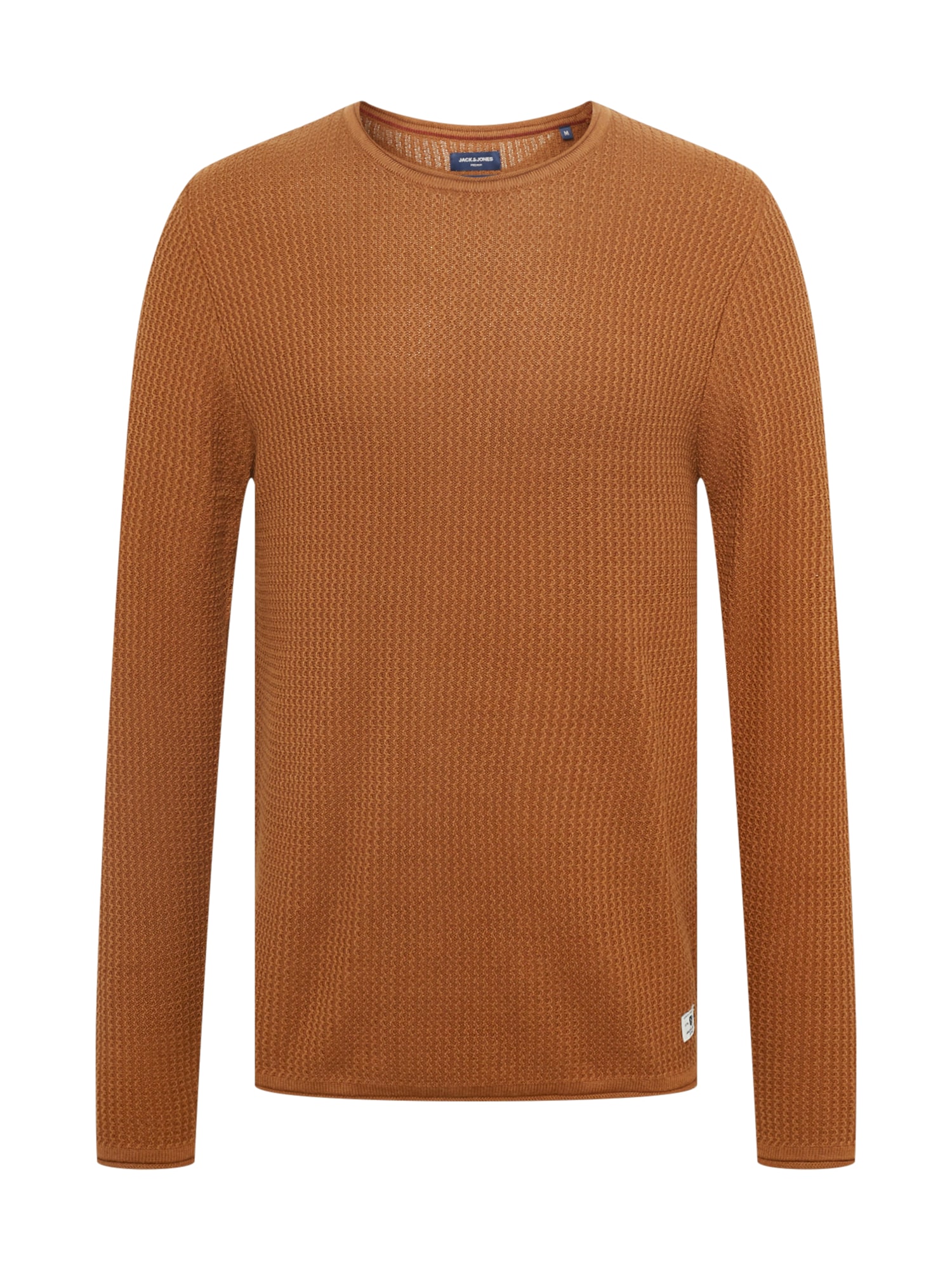 JACK & JONES Pulover 'CARLOS'  rjasto rjava