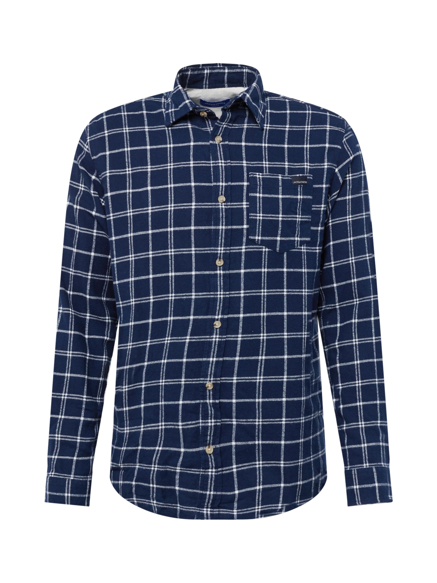 JACK & JONES Srajca 'OWEN'  mornarska / bela
