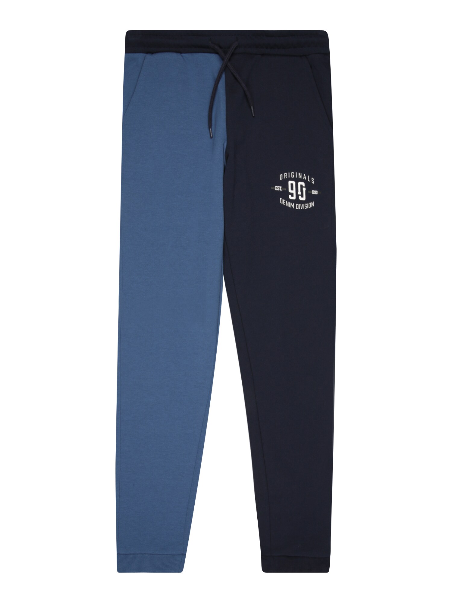 Jack & Jones Junior Hlače 'Division'  dimno modra / nočno modra / bela