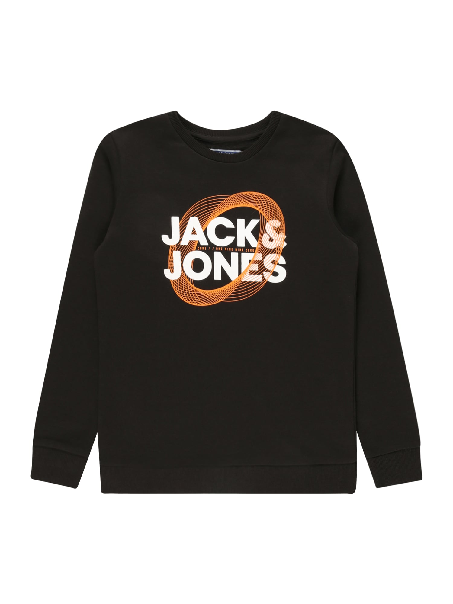 Jack & Jones Junior Majica 'LUCA'  temno oranžna / črna / bela