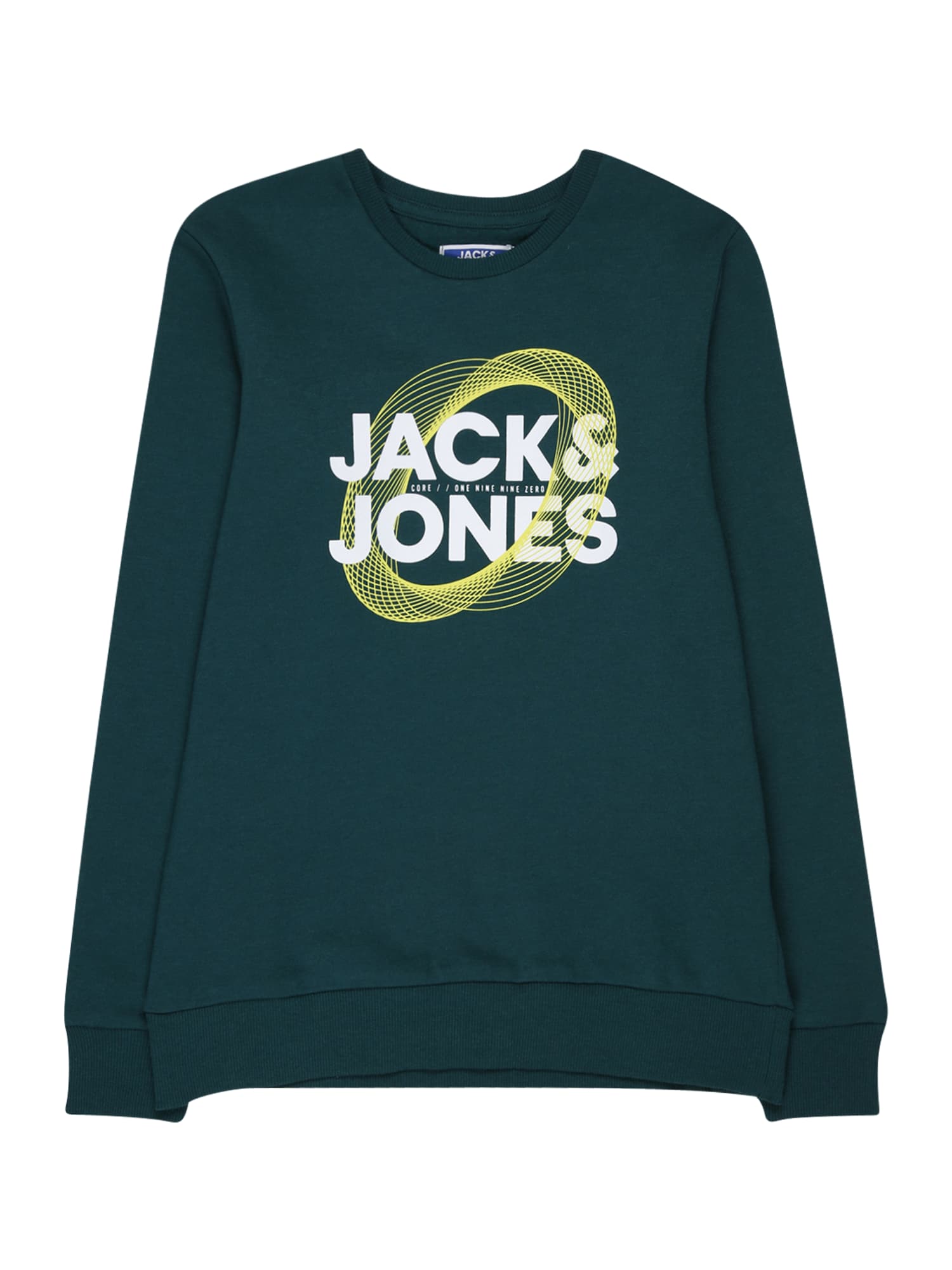 Jack & Jones Junior Majica 'Luca'  rumena / temno zelena / bela