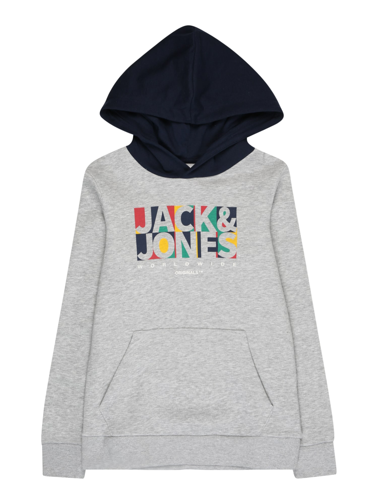 Jack & Jones Junior Majica 'PALETTE'  svetlo siva