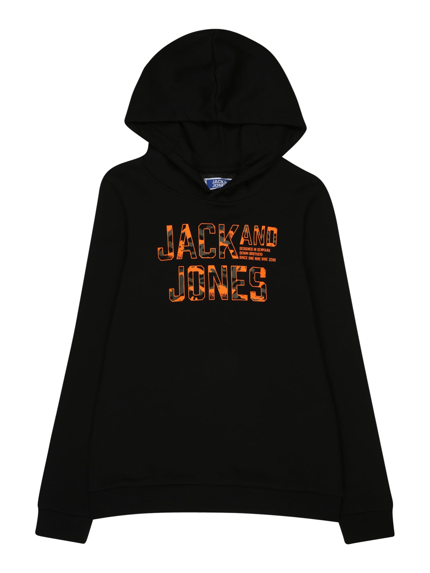 Jack & Jones Junior Majica 'PEACE WALKER'  kaki / svetlo oranžna / črna