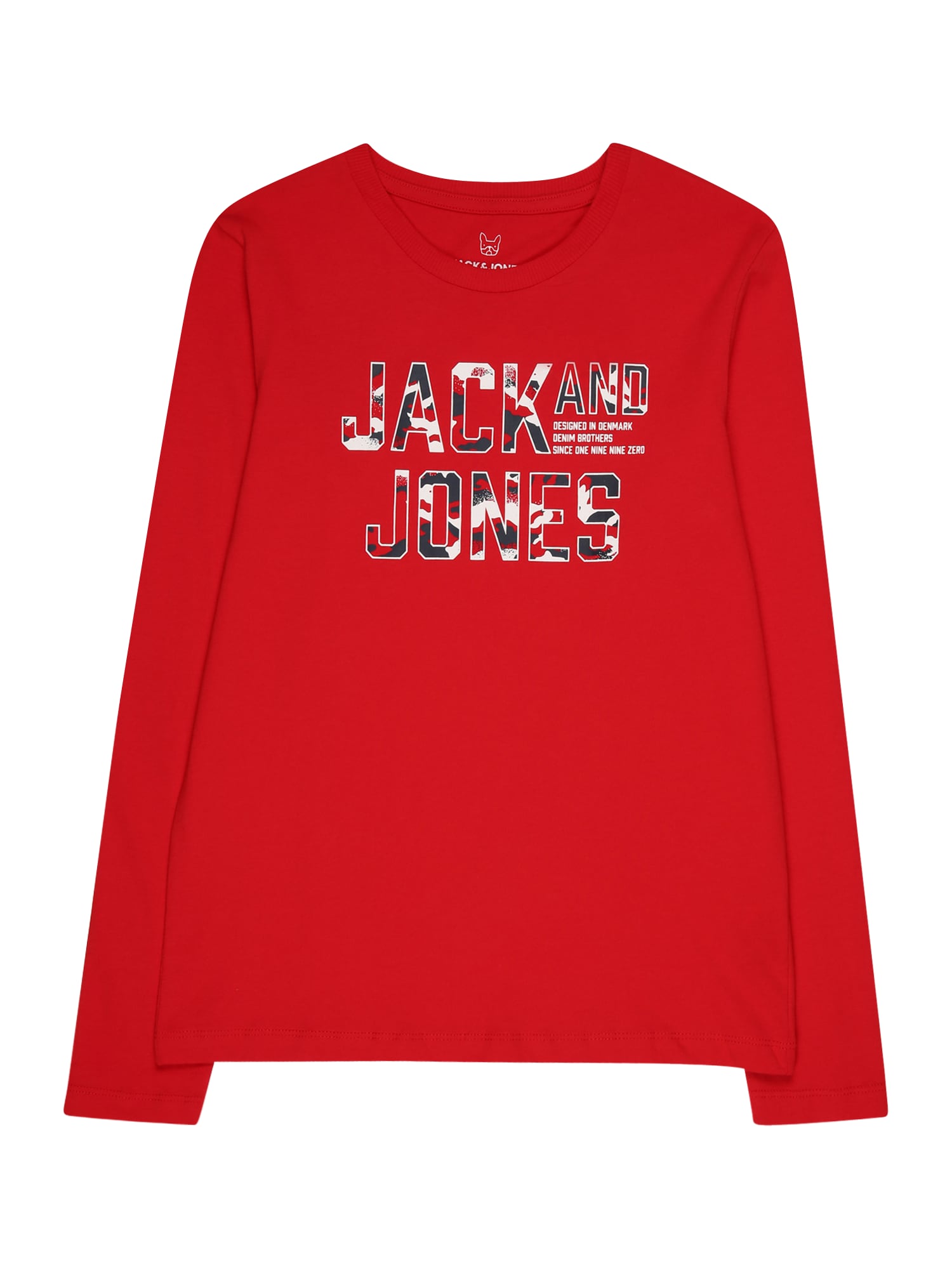 Jack & Jones Junior Majica 'PEACE WALKER'  marine / rdeča / bela