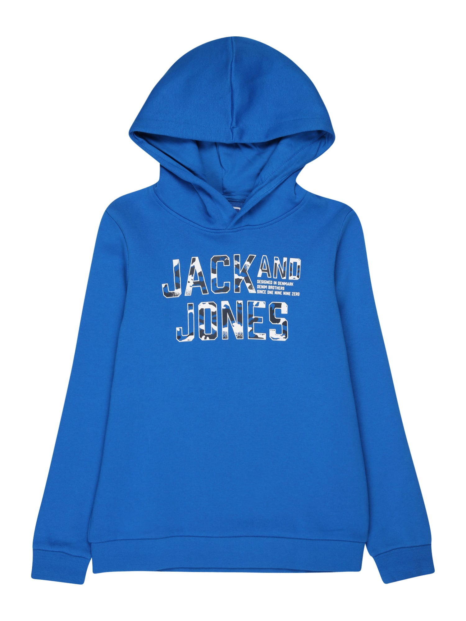 Jack & Jones Junior Majica 'PEACE WALKER'  nebeško modra / črna / bela