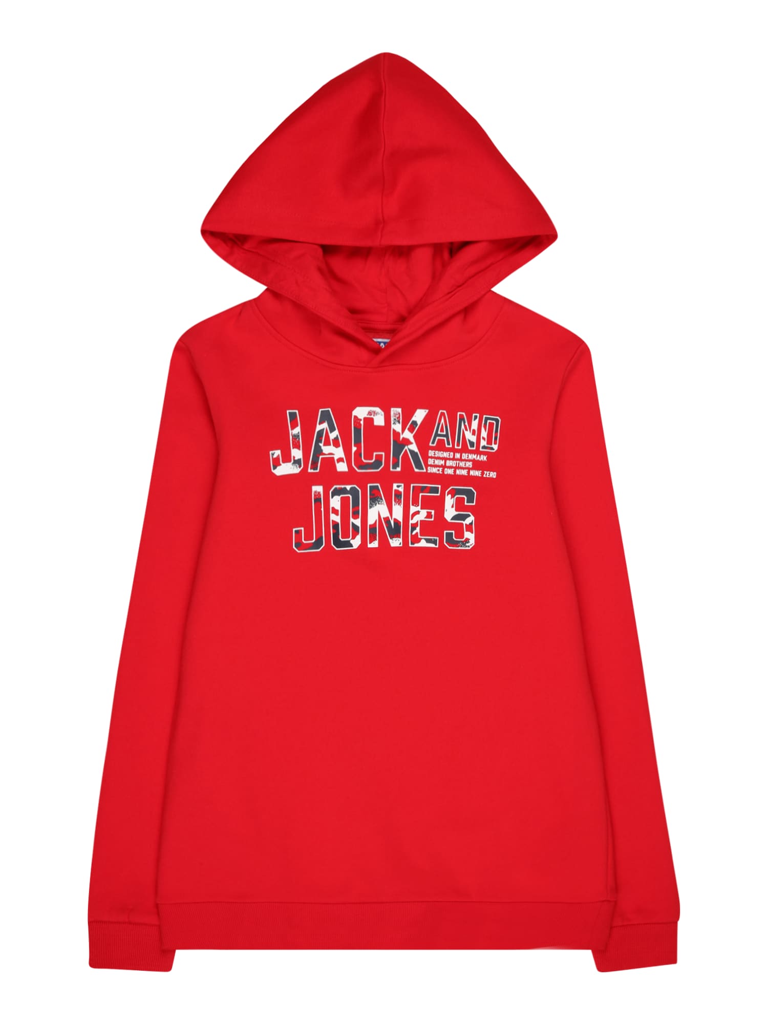 Jack & Jones Junior Majica 'PEACE WALKER'  nočno modra / rdeča / bela