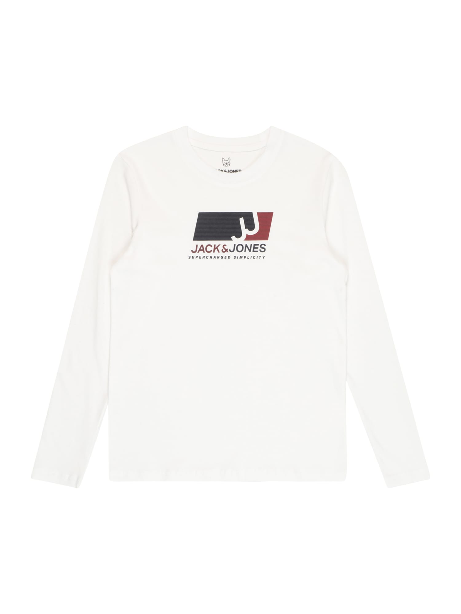 Jack & Jones Junior Majica  modra / rdeča / bela