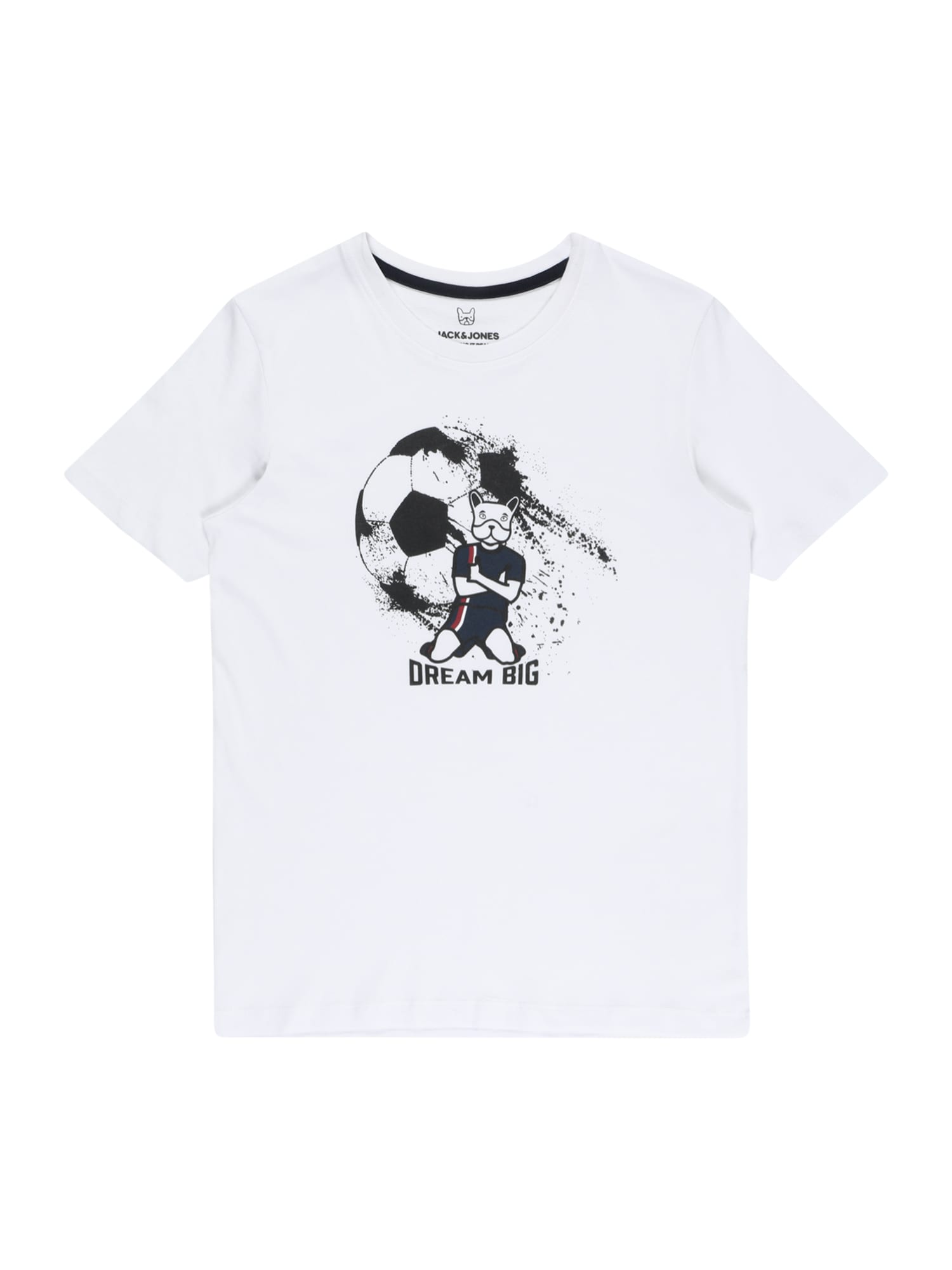 Jack & Jones Junior Majica  rdeča / črna / bela