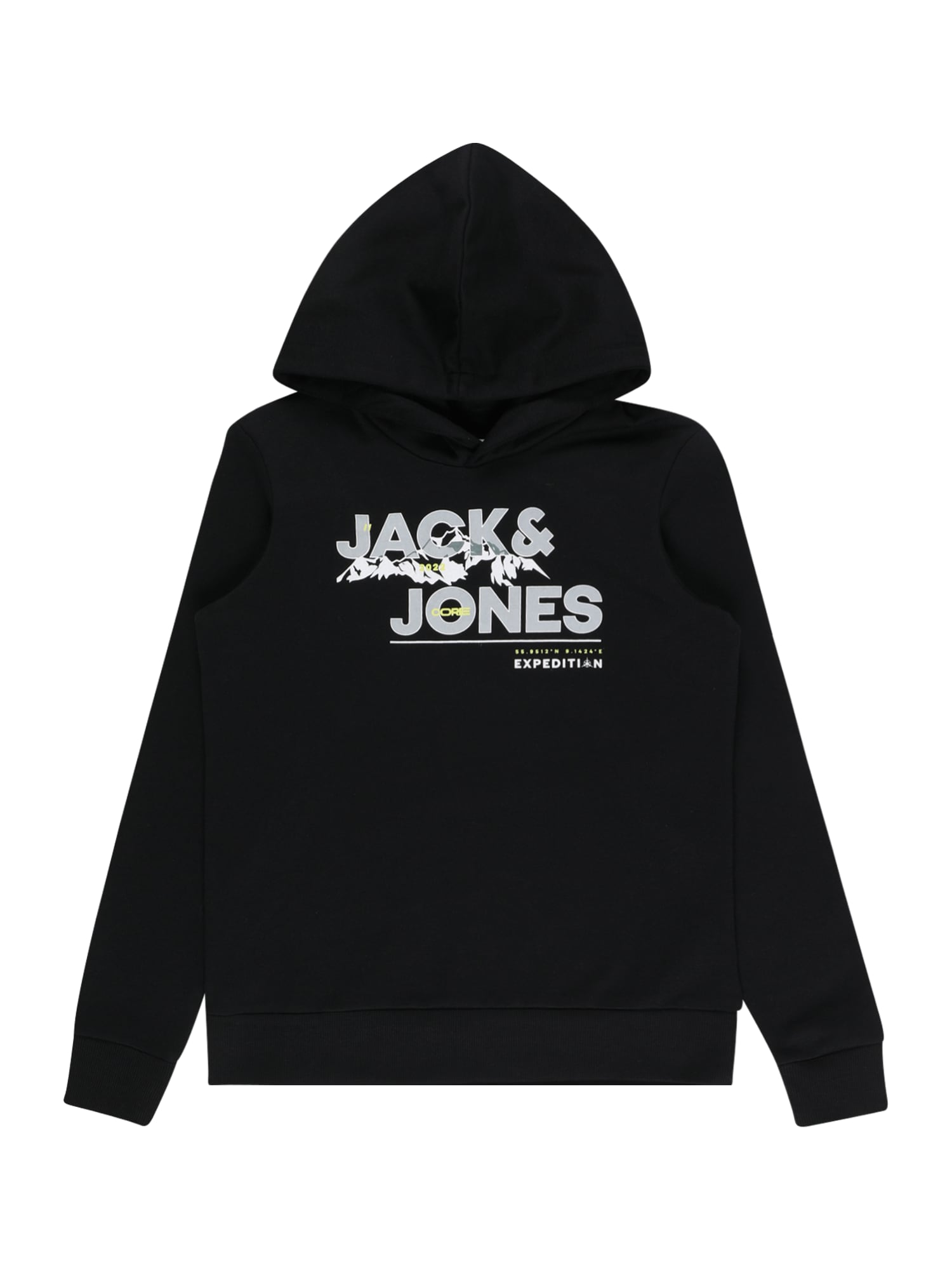 Jack & Jones Junior Majica  rumena / siva / črna / bela
