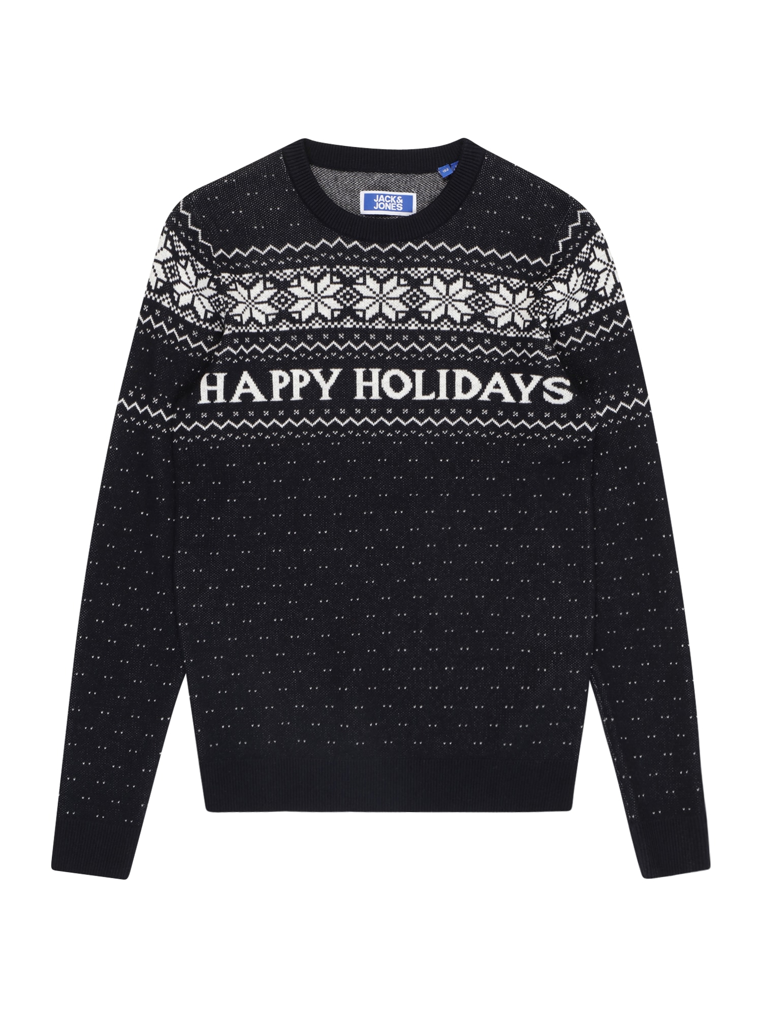 Jack & Jones Junior Pulover  nočno modra / bela