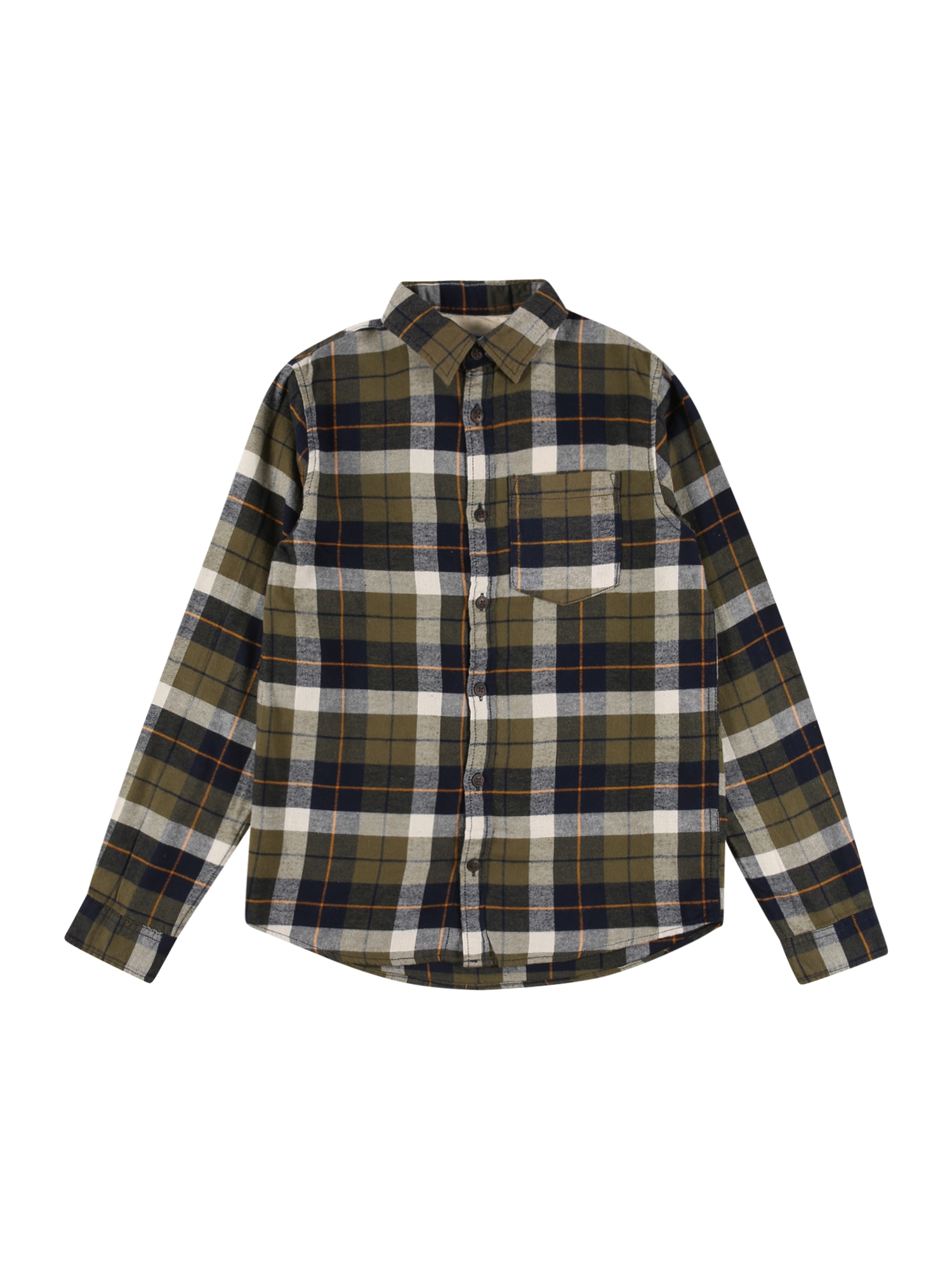 Jack & Jones Junior Srajca 'Owen'  modra / zelena / oranžna / bela
