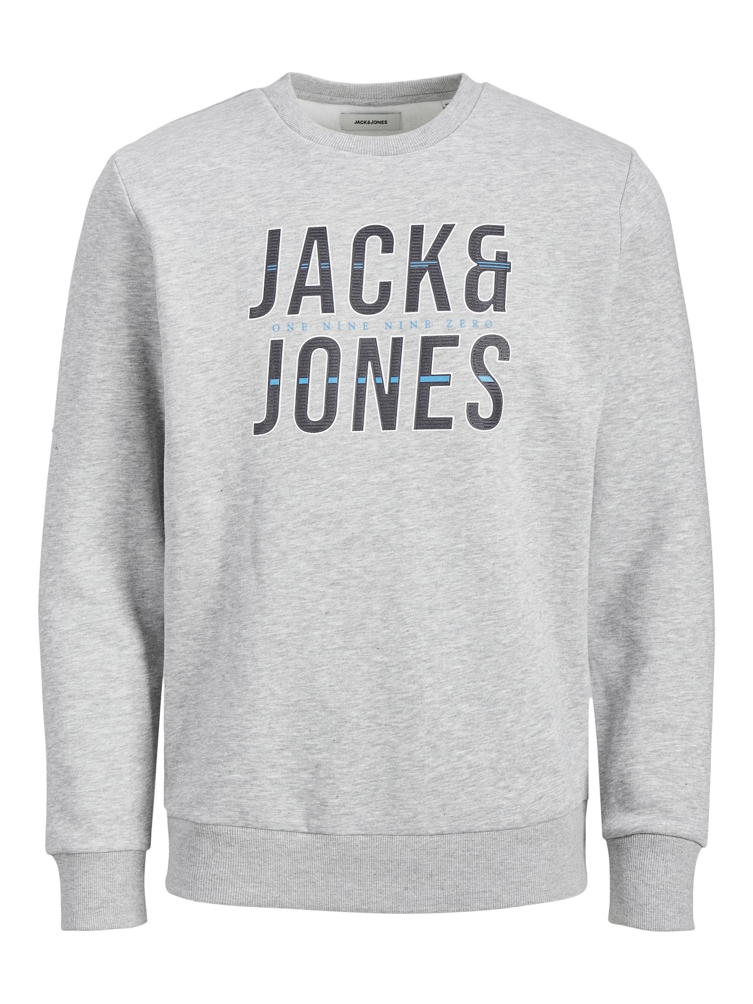 Jack & Jones Plus Majica 'Xilo'  svetlo modra / temno modra / pegasto siva / bela