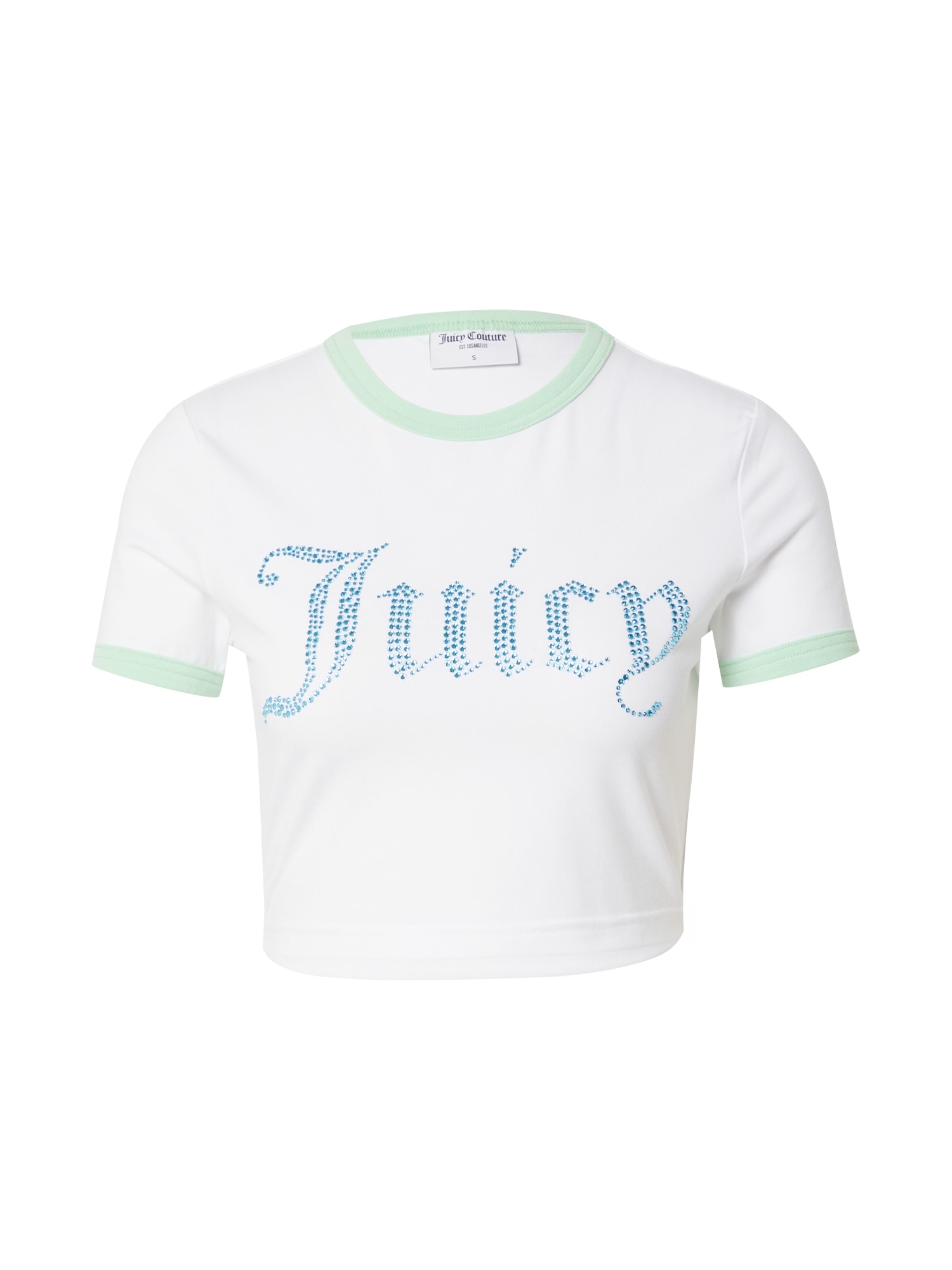 Juicy Couture White Label Majica  turkizna / meta / bela