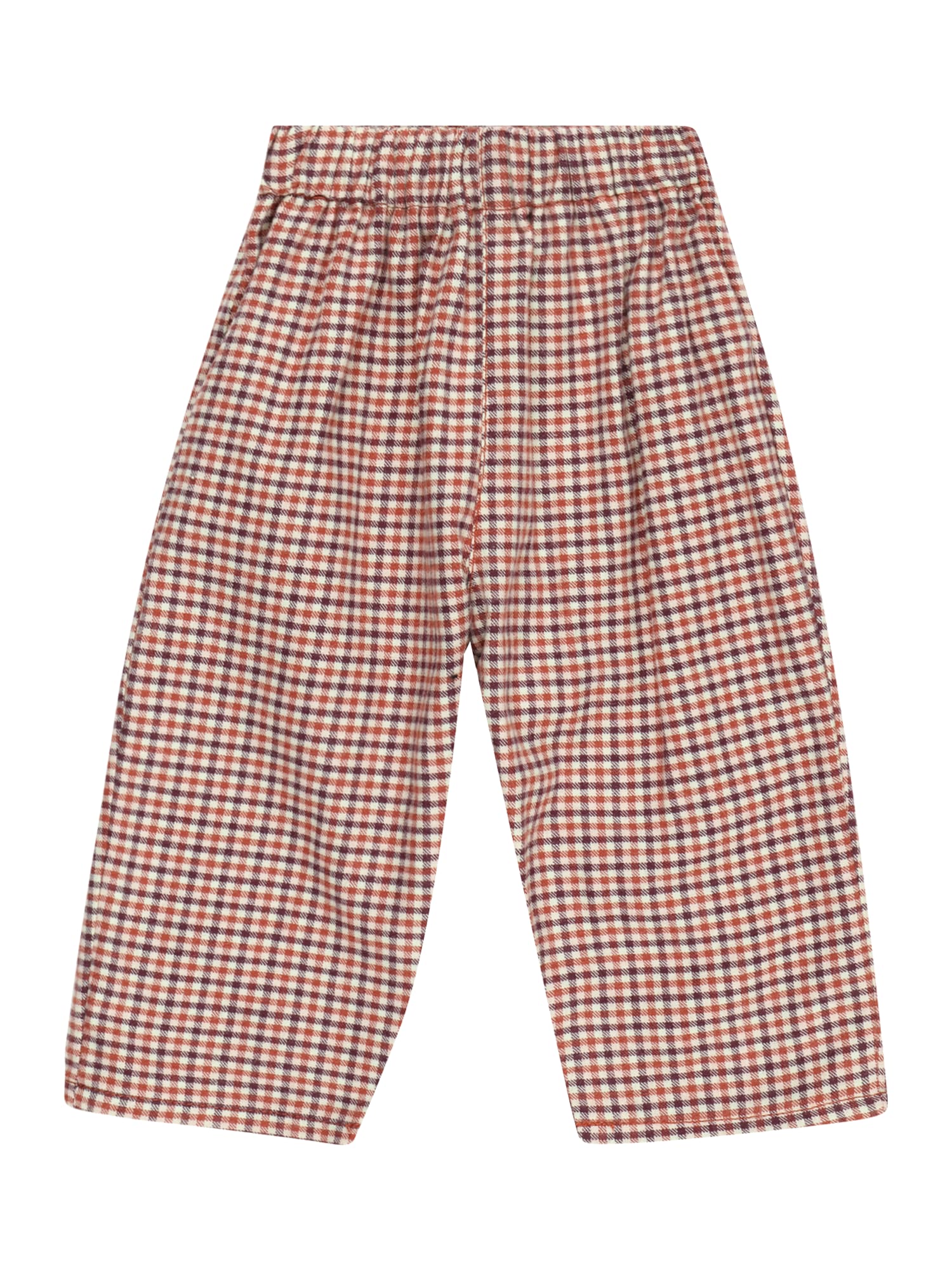 KNOT Hlače  kit / rjasto rjava / temno rjava
