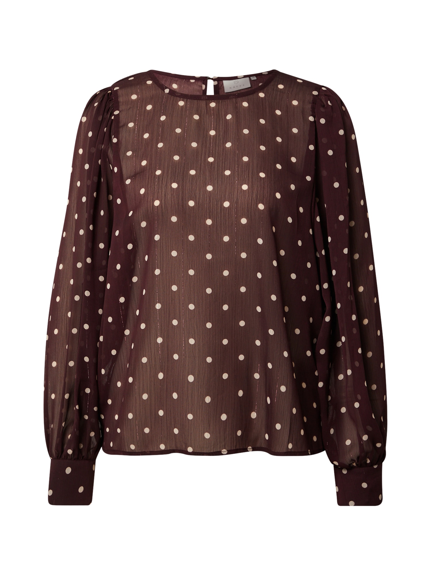 Kaffe Bluza 'Simi'  bordo / bela