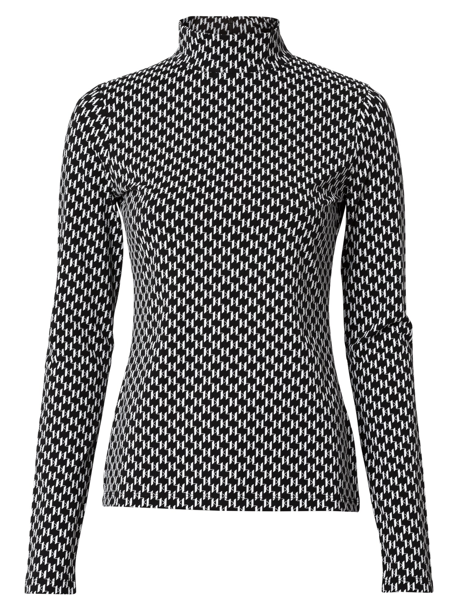 Karl Lagerfeld Majica  črna / bela