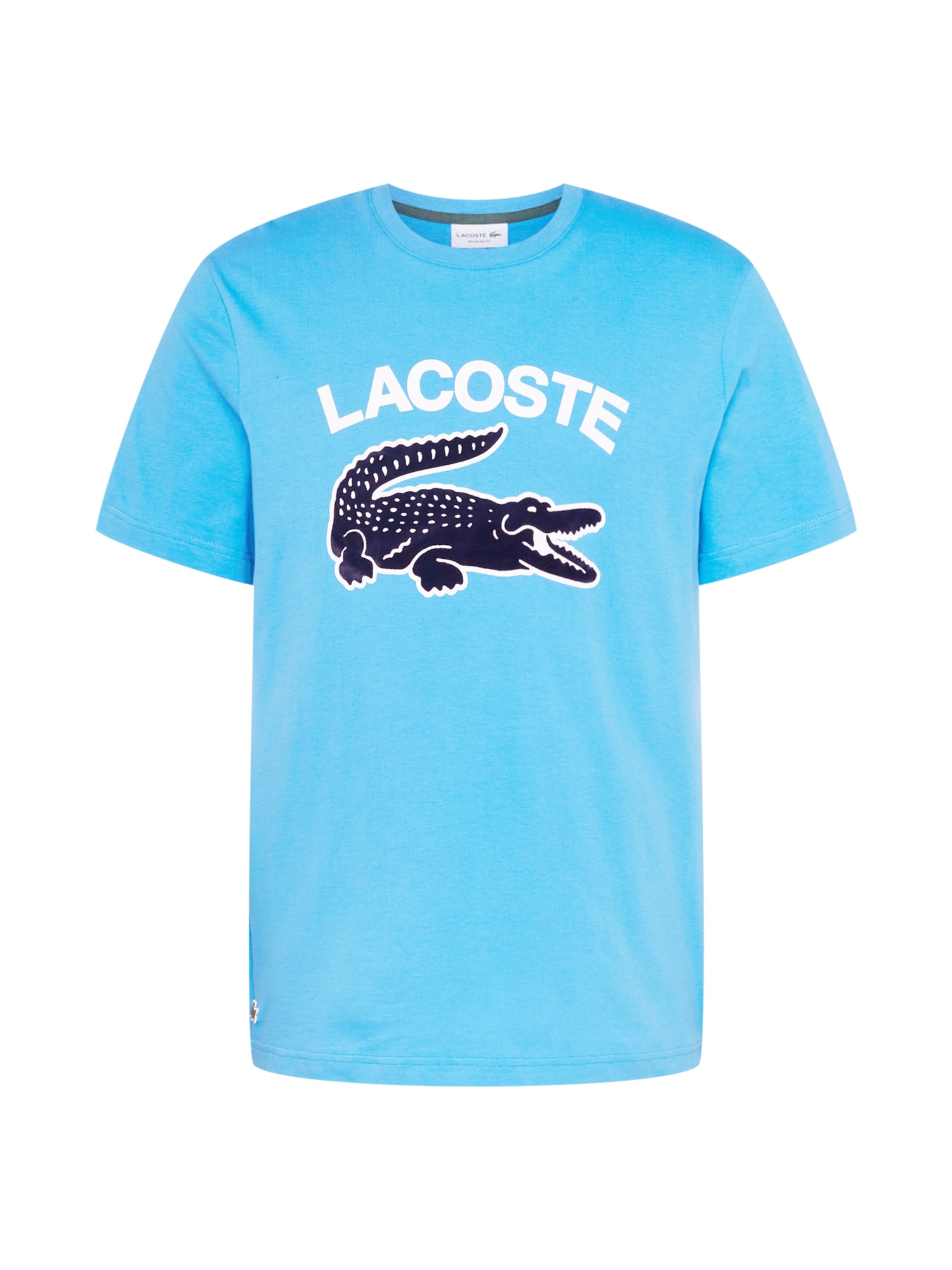 LACOSTE Majica  mornarska / azur / bela