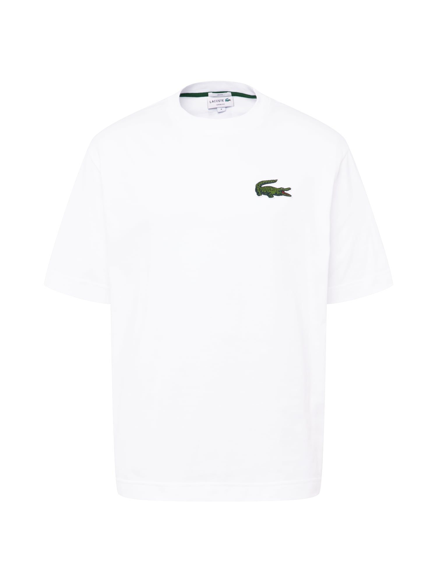 LACOSTE Majica  zelena / bela