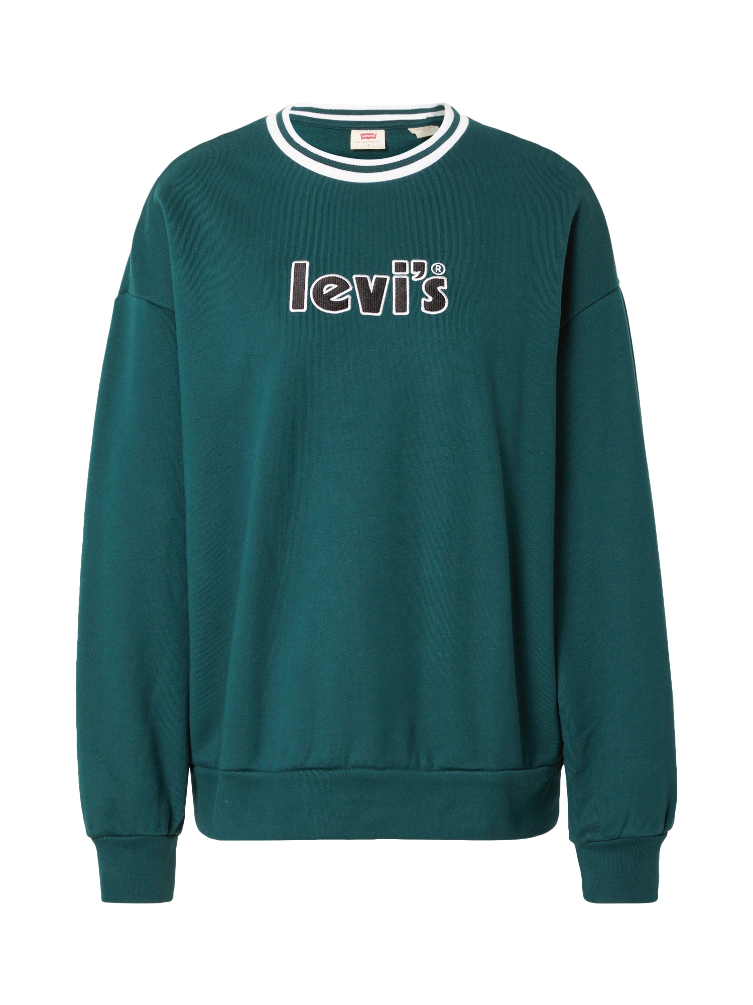 LEVI'S Majica  smaragd / črna / bela