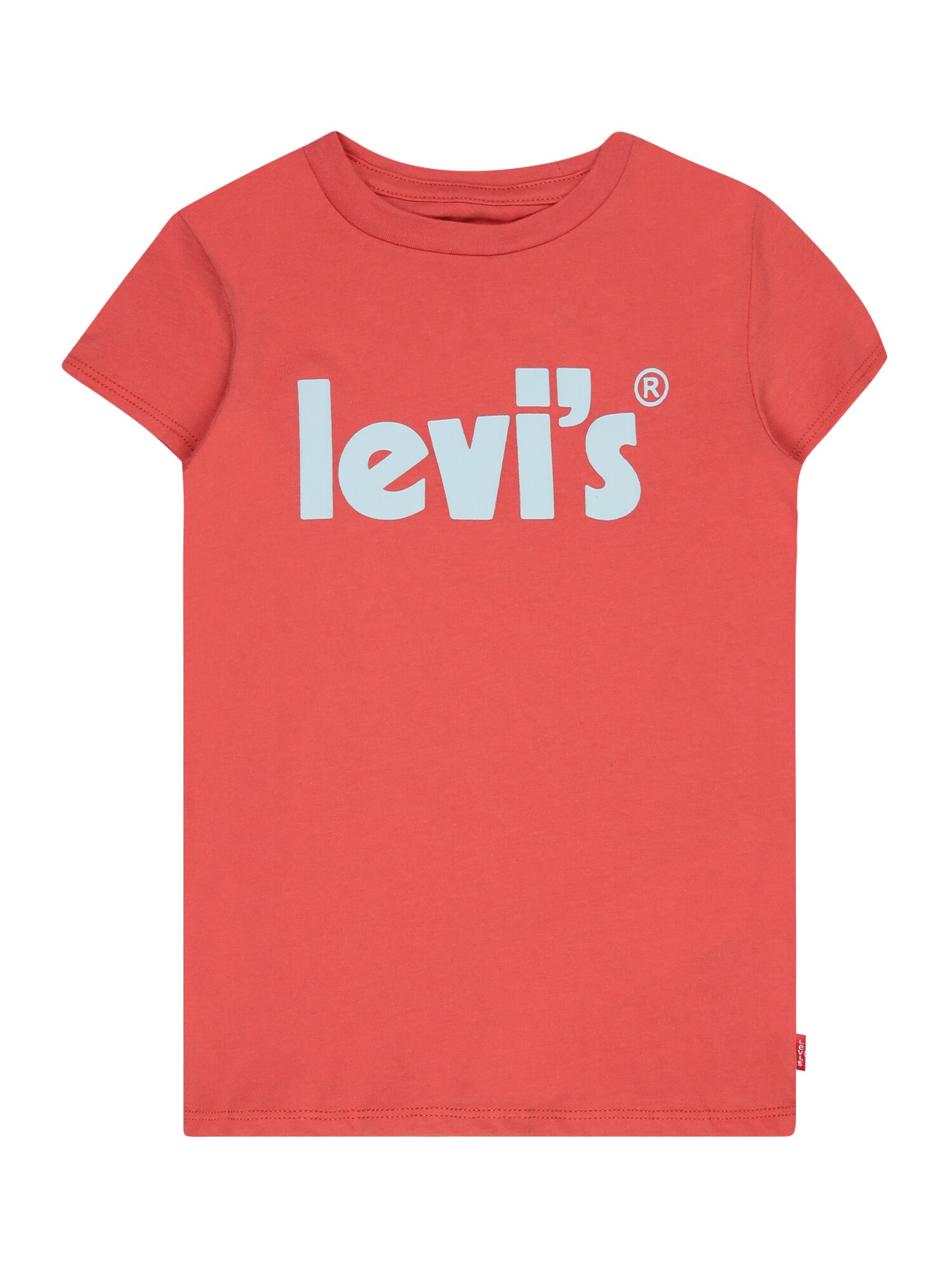 LEVI'S Majica  svetlo modra / pastelno rdeča