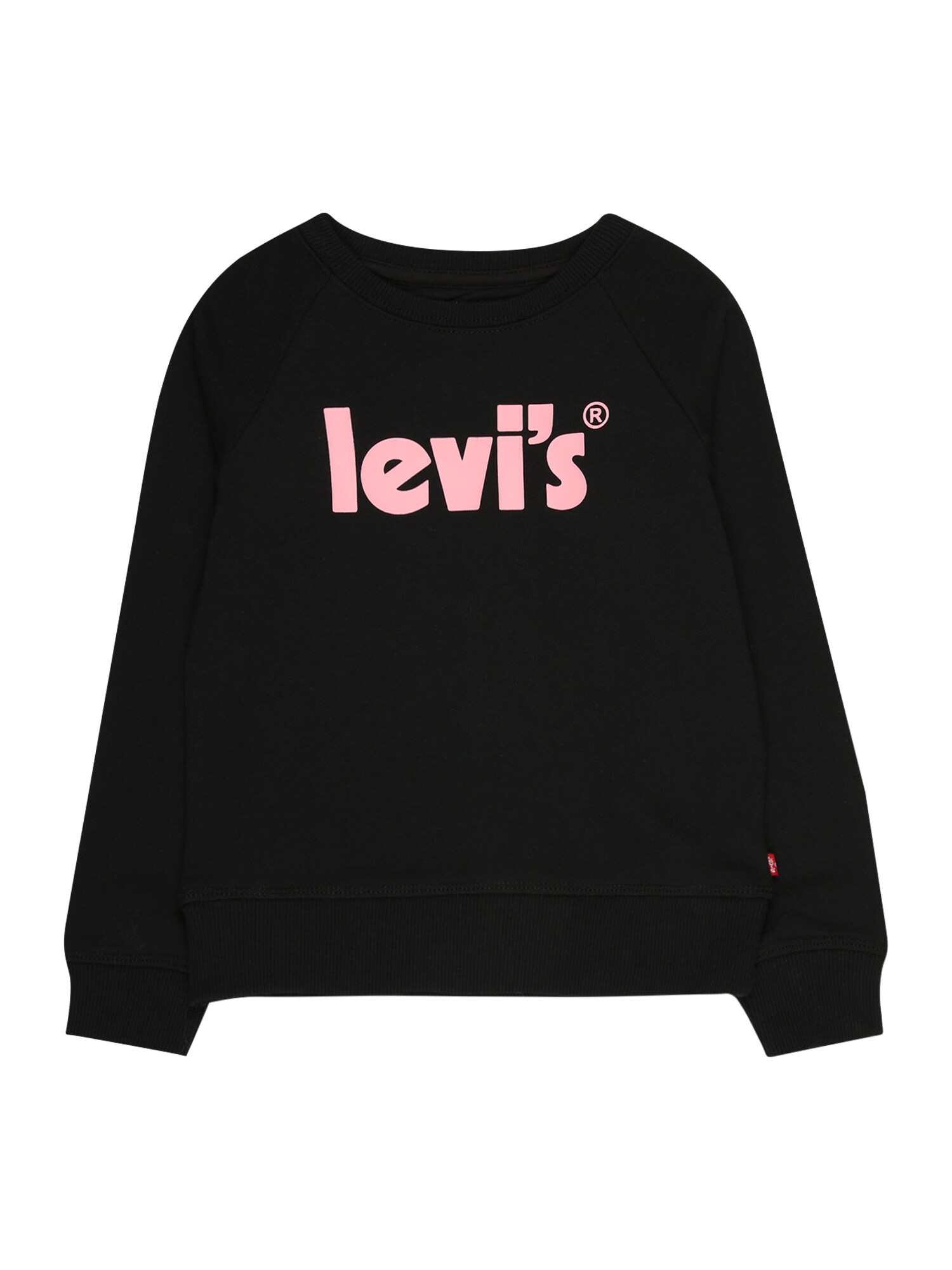 LEVI'S Majica  svetlo roza / črna