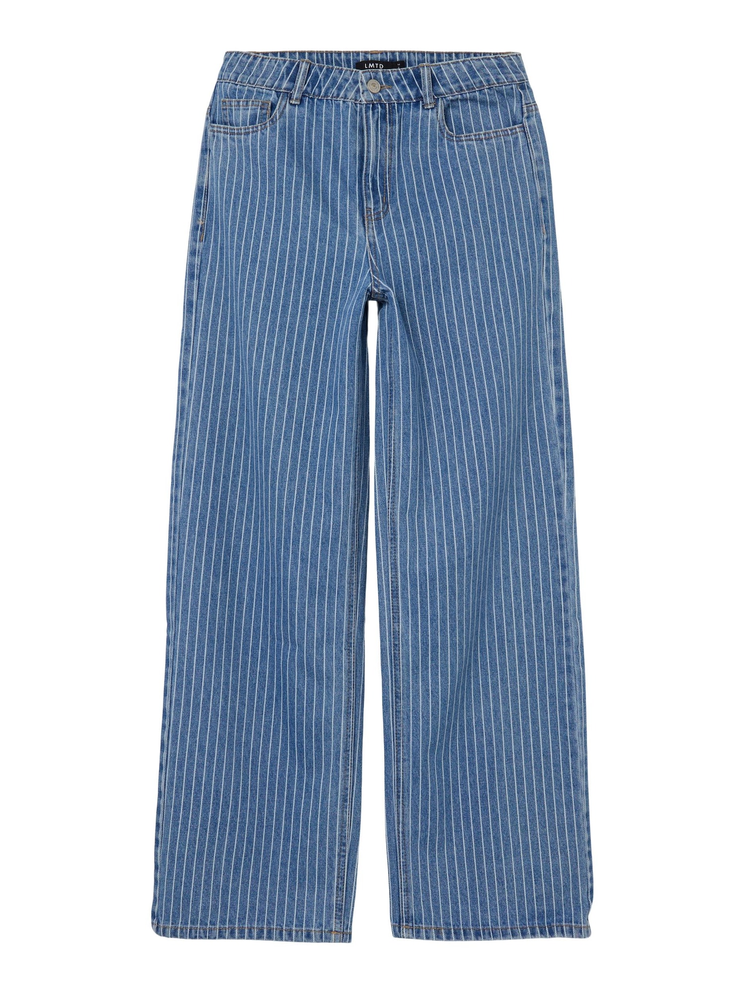 LMTD Kavbojke  moder denim / bela