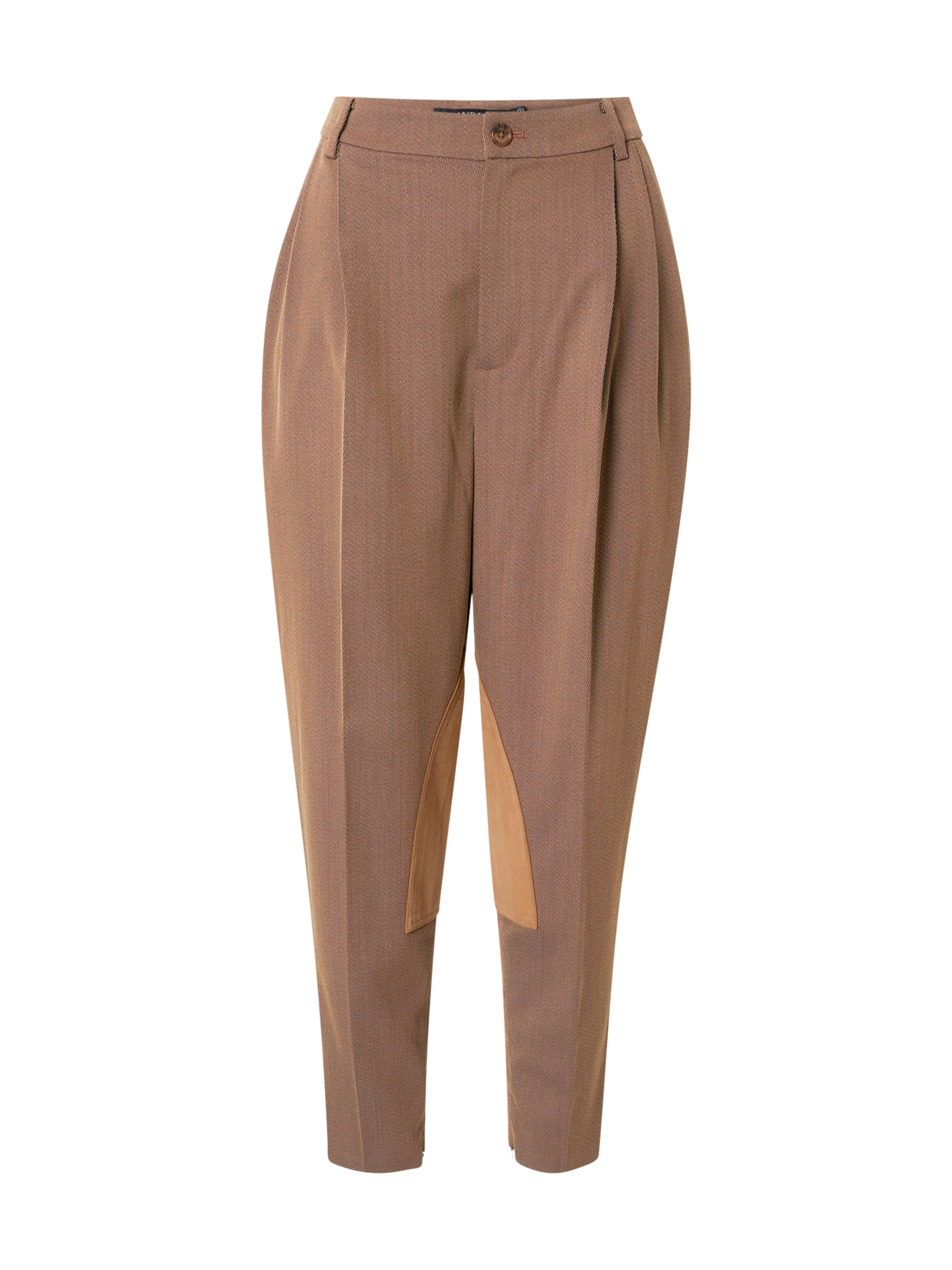 Lauren Ralph Lauren Hlače z naborki 'JANANN'  chamois / pesek