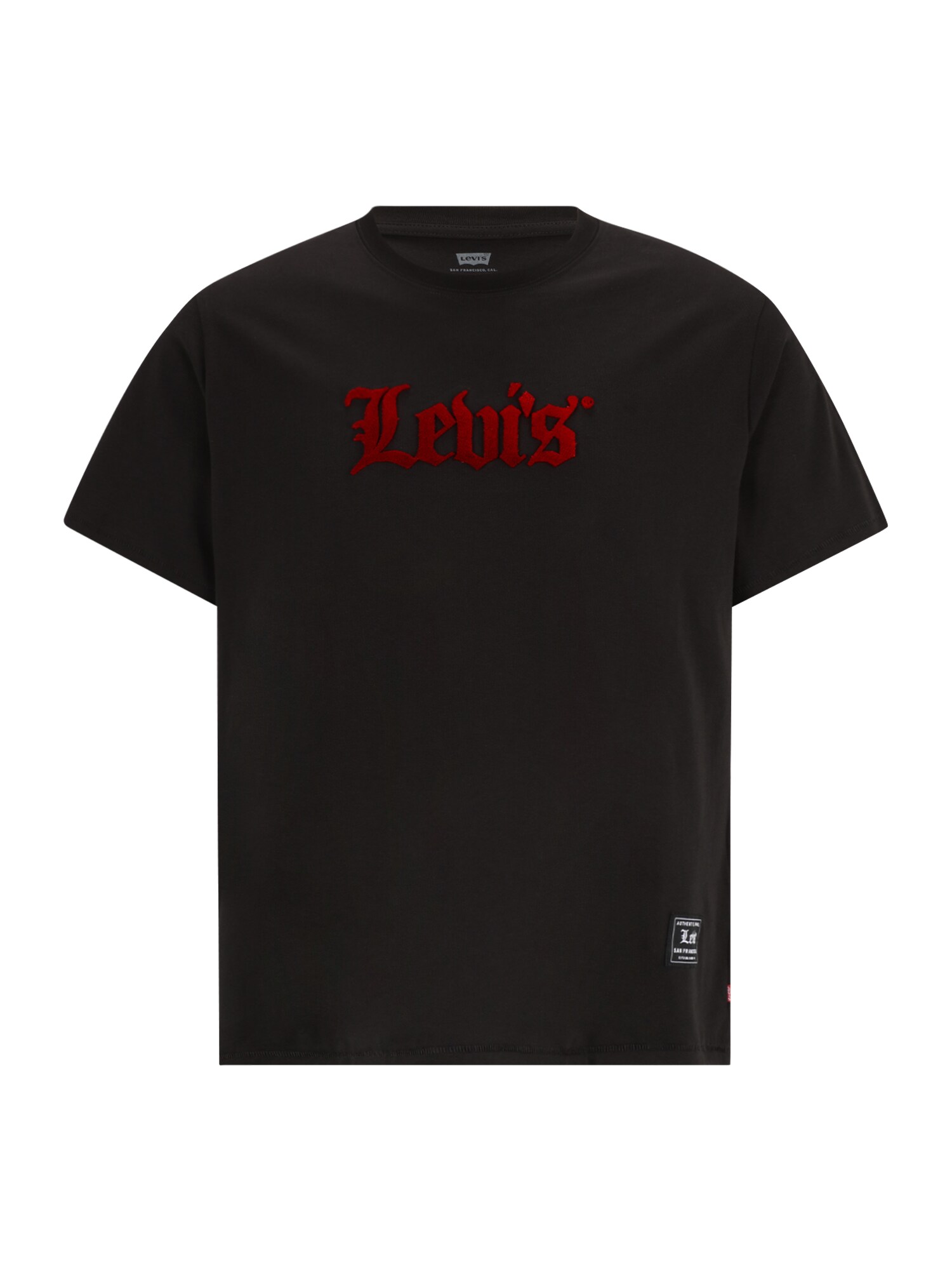 Levi's® Big & Tall Majica  temno rdeča / črna