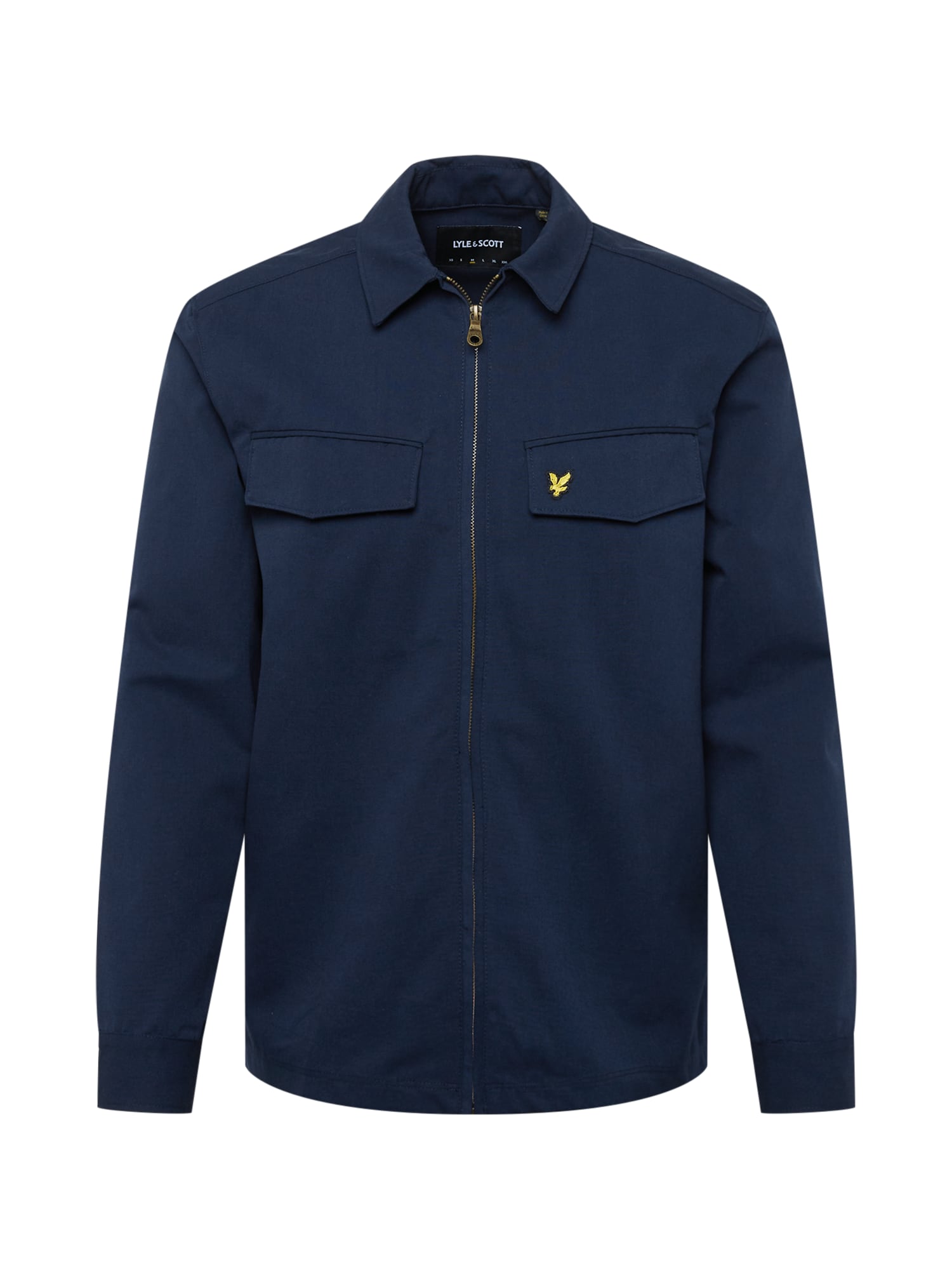 Lyle & Scott Prehodna jakna  mornarska / rumena