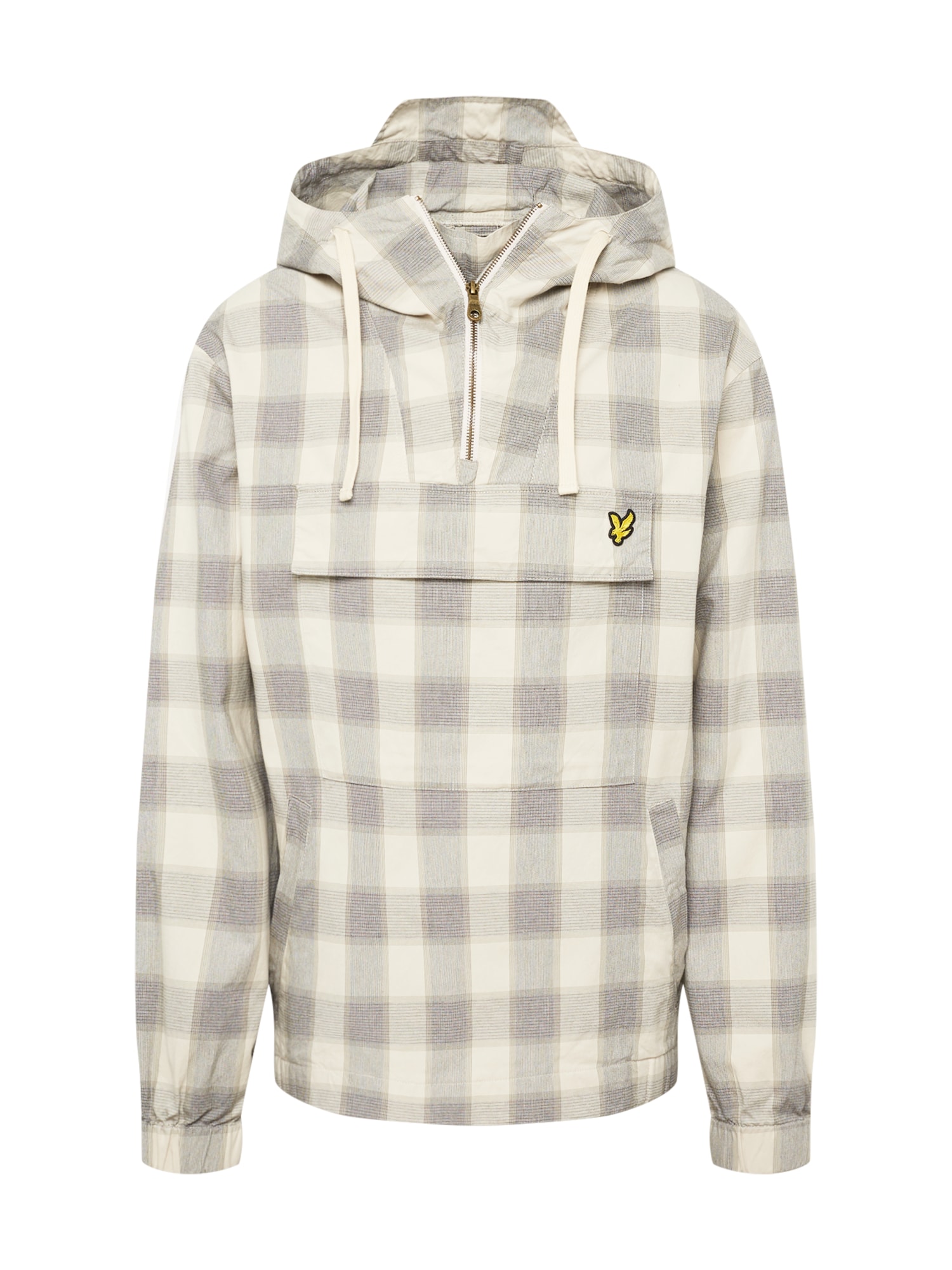 Lyle & Scott Prehodna jakna  temno siva / kamen / pegasto siva